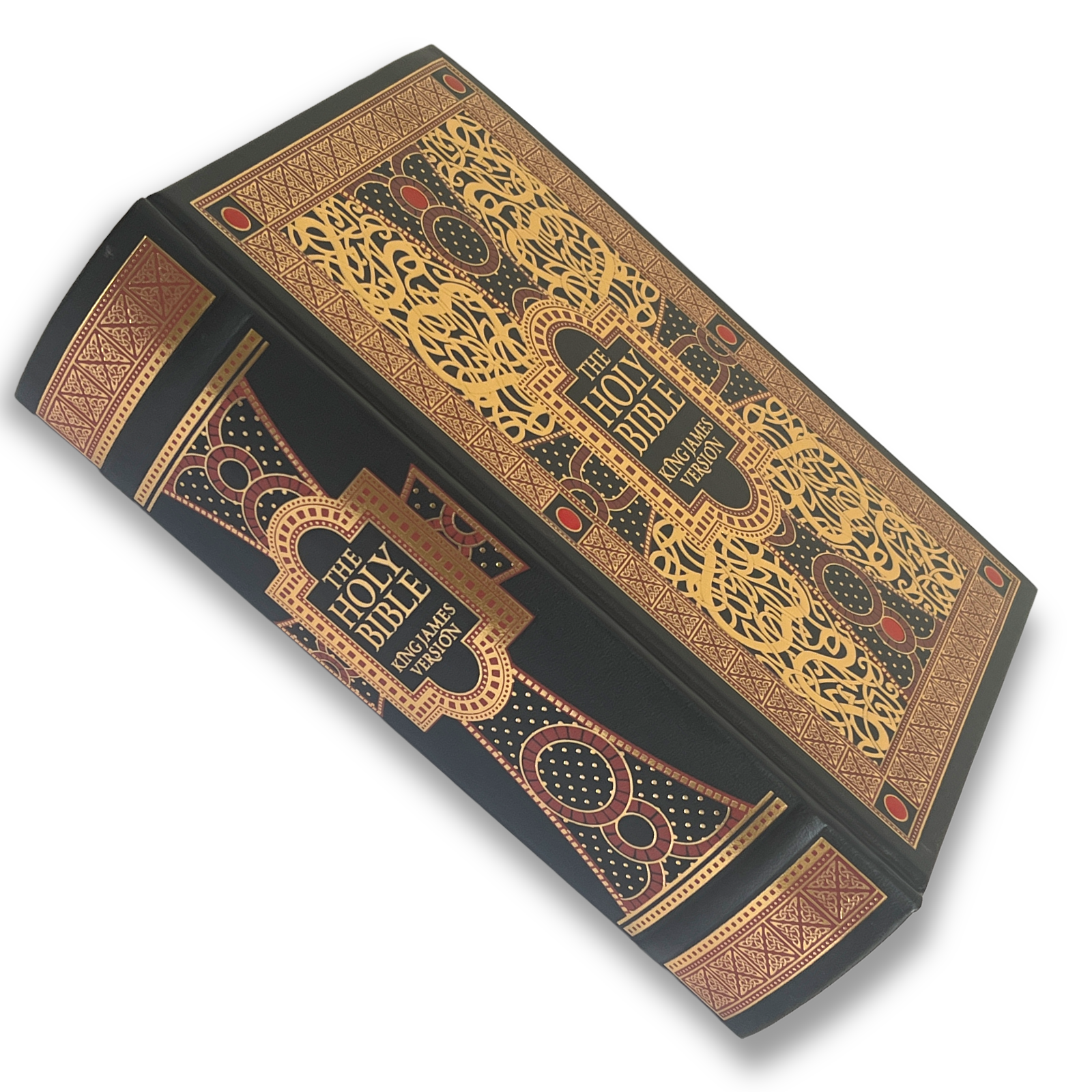 The Holy Bible King James Version KJV Illustrated Gustave Dore - Collectible Leather Bound Hardcover