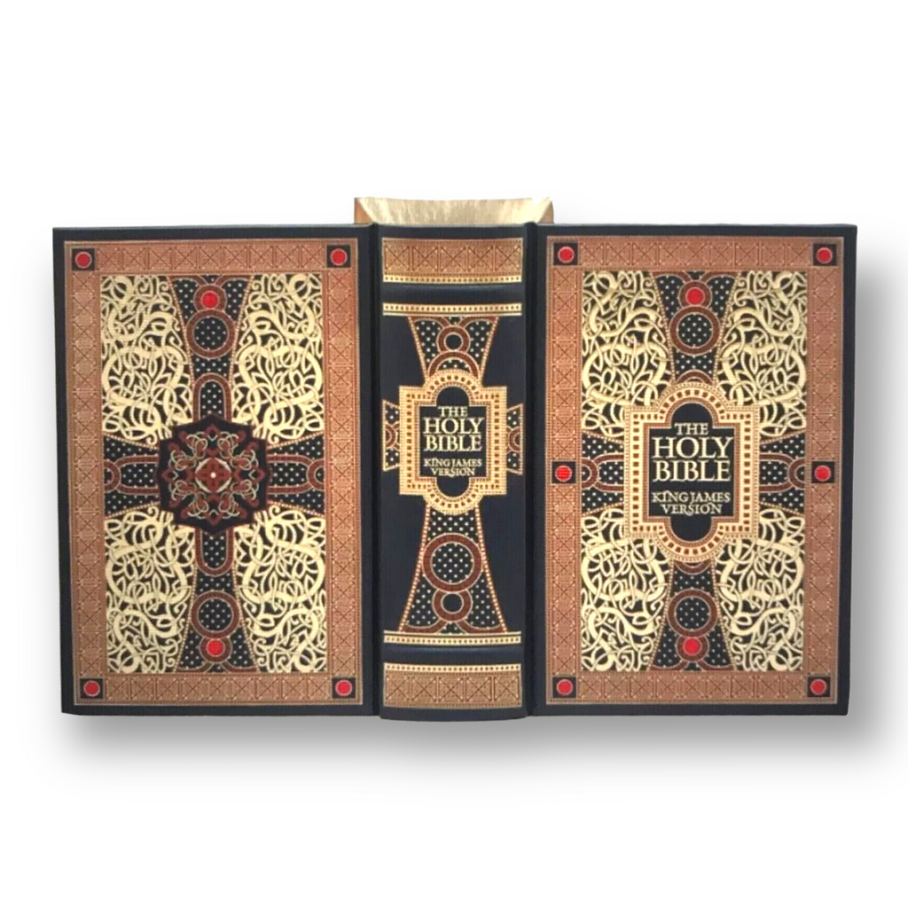 The Holy Bible King James Version KJV Illustrated Gustave Dore - Collectible Leather Bound Hardcover