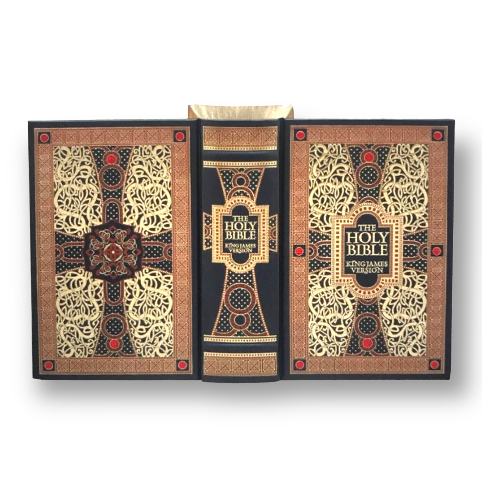 The Holy Bible King James Version KJV Illustrated Gustave Dore - Collectible Leather Bound Hardcover