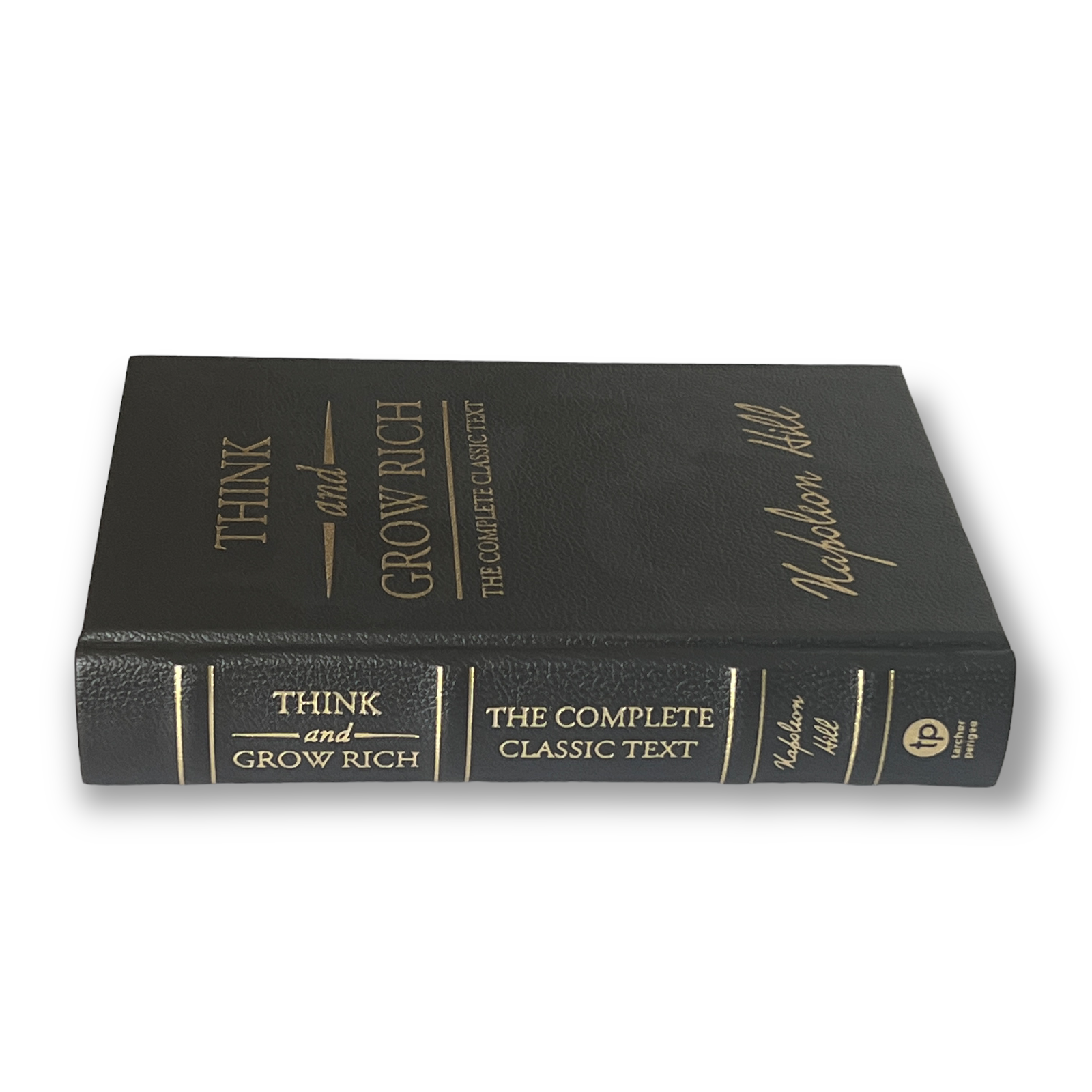 THINK And GROW RICH by Napoleon Hill - Collectible Leather Bound Hardcover