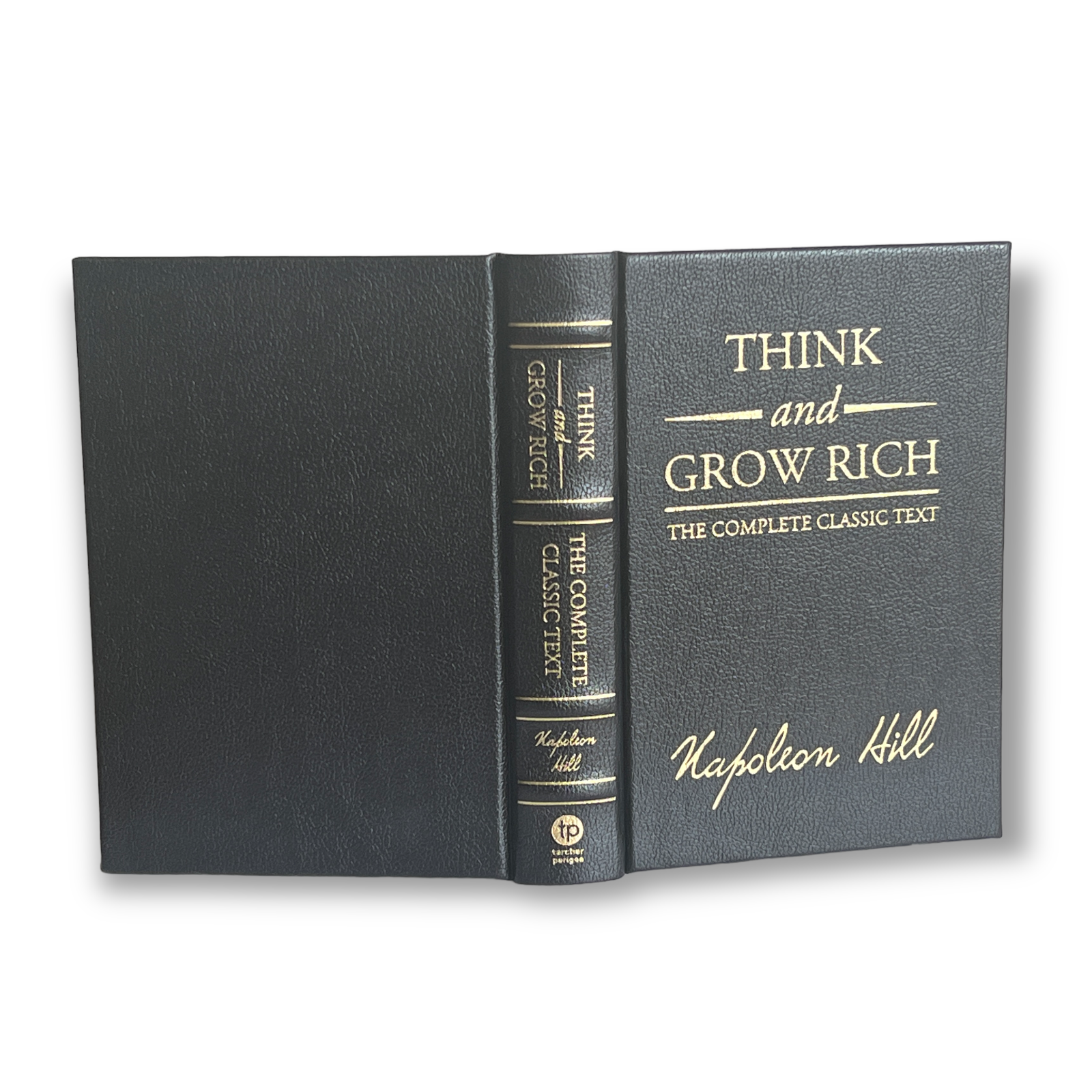 THINK And GROW RICH by Napoleon Hill - Collectible Leather Bound Hardcover