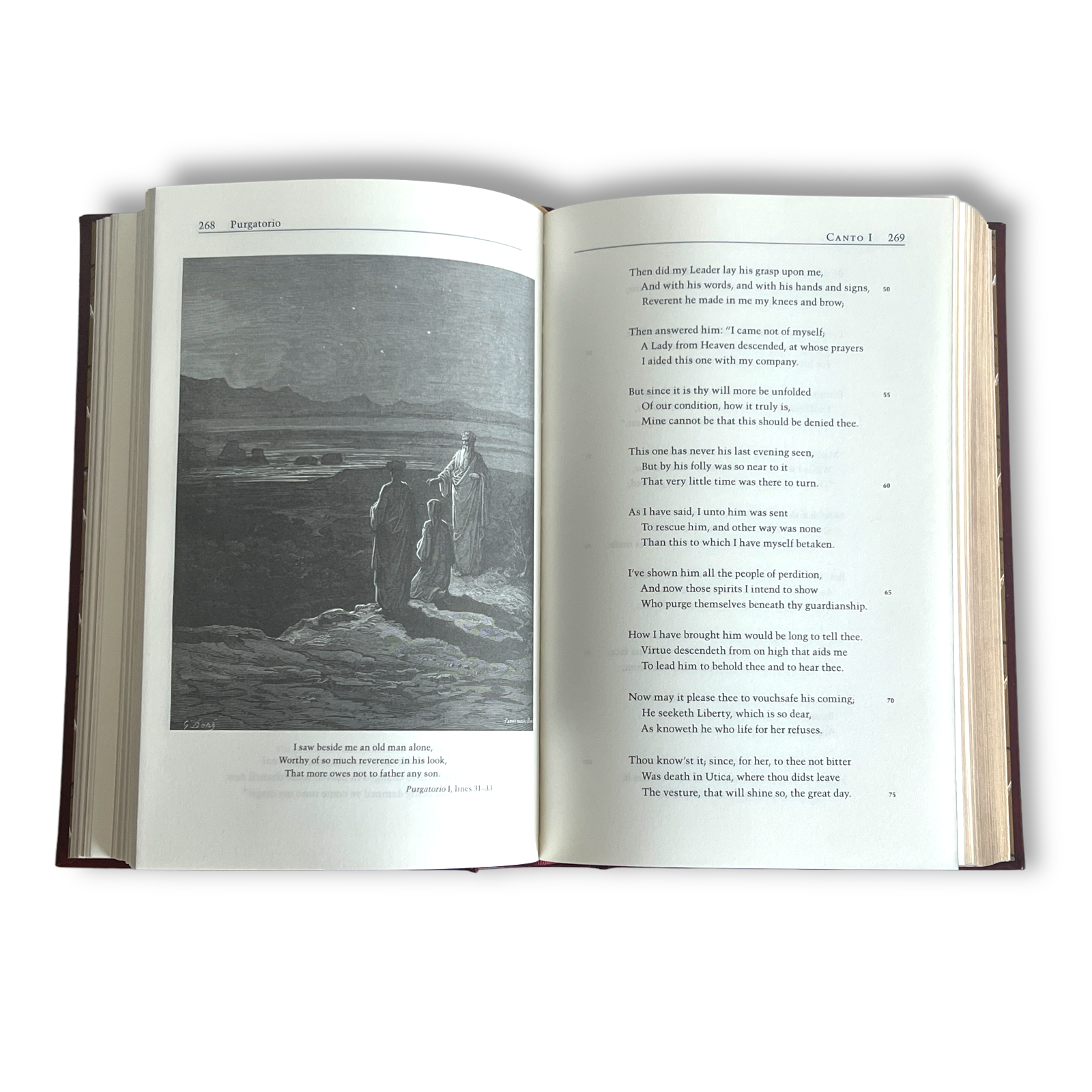 The DIVINE COMEDY Dante Alighieri Gustave Dore - Collectible Leather Bound Hardcover