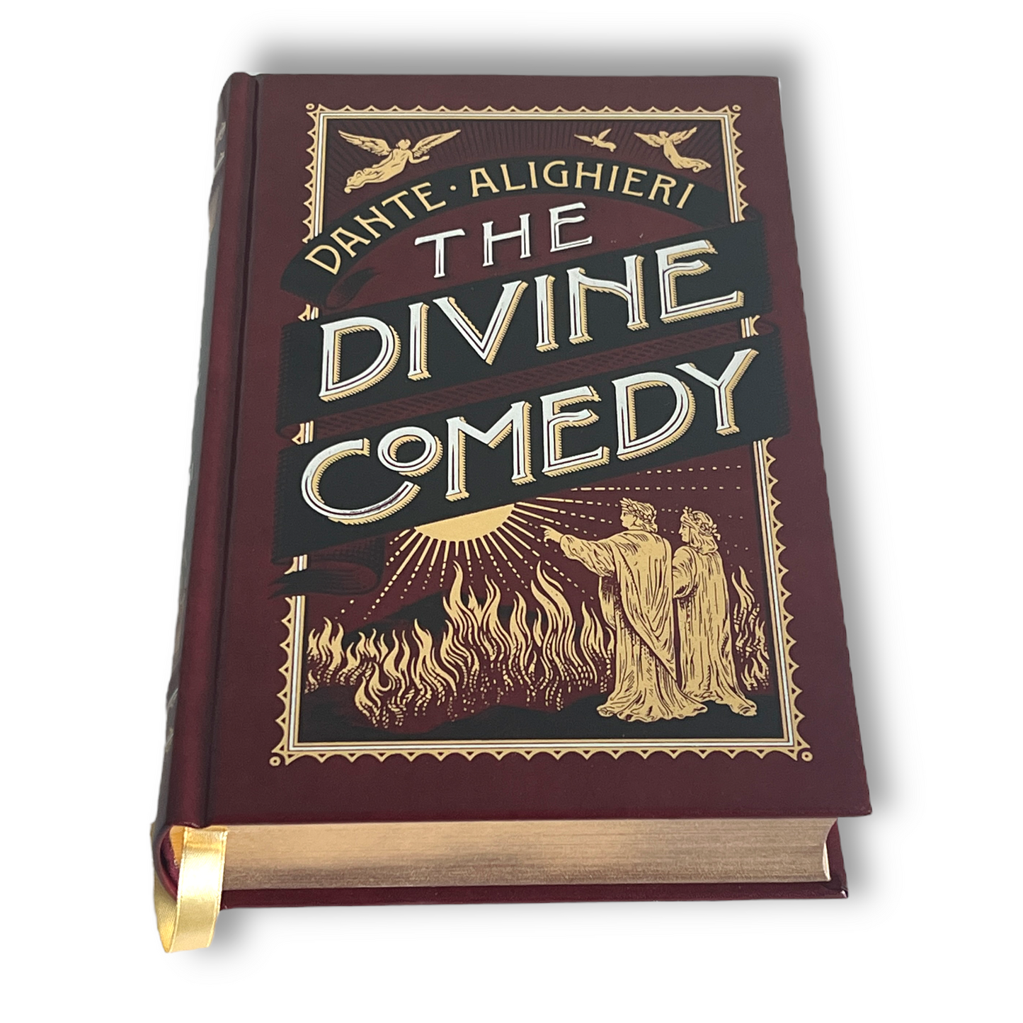 The DIVINE COMEDY Dante Alighieri Gustave Dore - Collectible Deluxe Edition - ILLUSTRATED Leather Bound Hardcover - Best Seller Classic Book