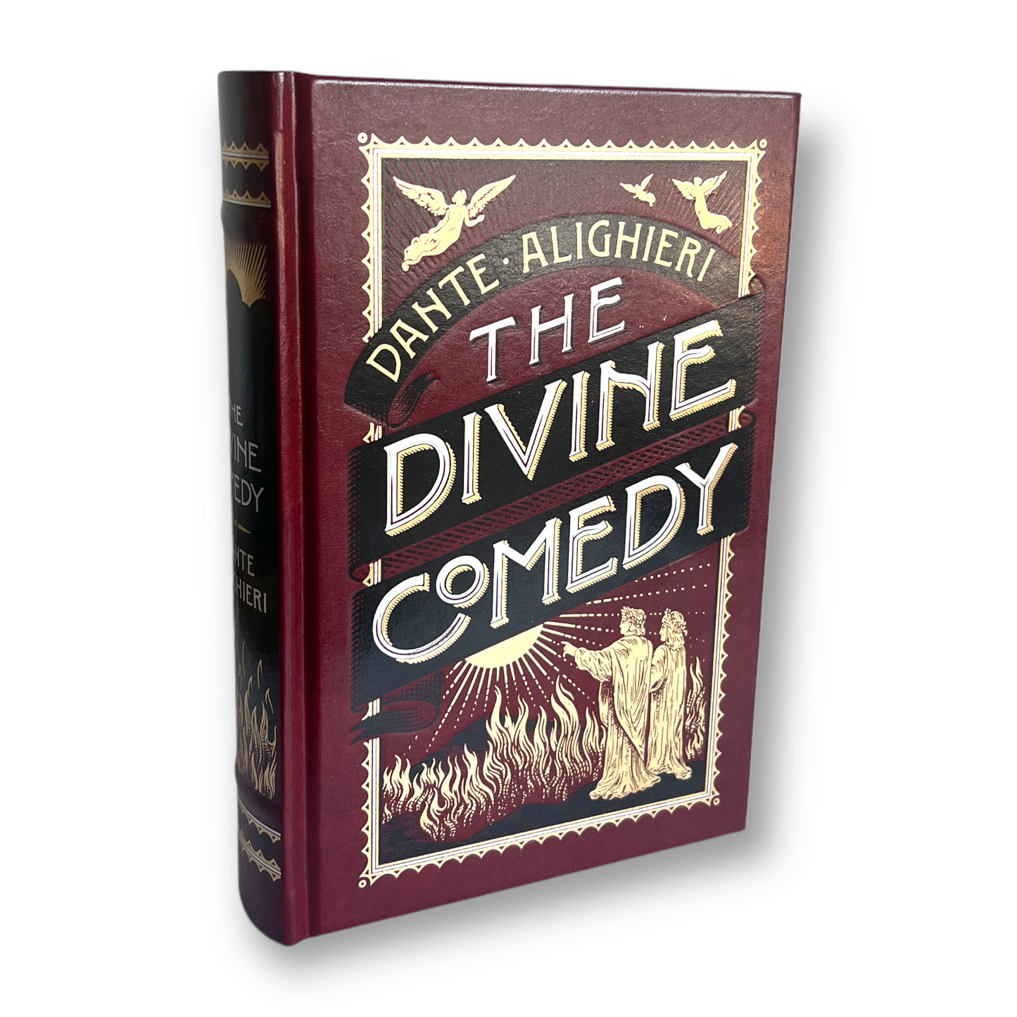 The DIVINE COMEDY Dante Alighieri Gustave Dore - Collectible Deluxe Edition - ILLUSTRATED Leather Bound Hardcover - Best Seller Classic Book