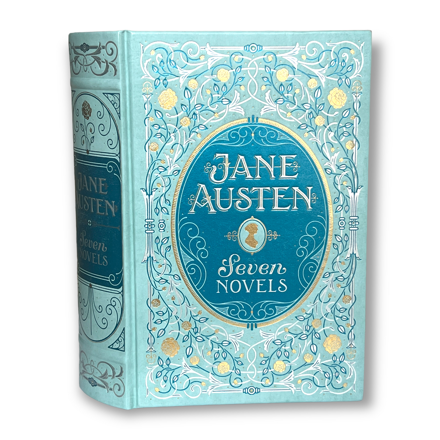 Jane Austen 7 Novels: Pride & Prejudice, Persuasion, Emma +4 more - Collectible Deluxe Leather Bound Hardcover Edition