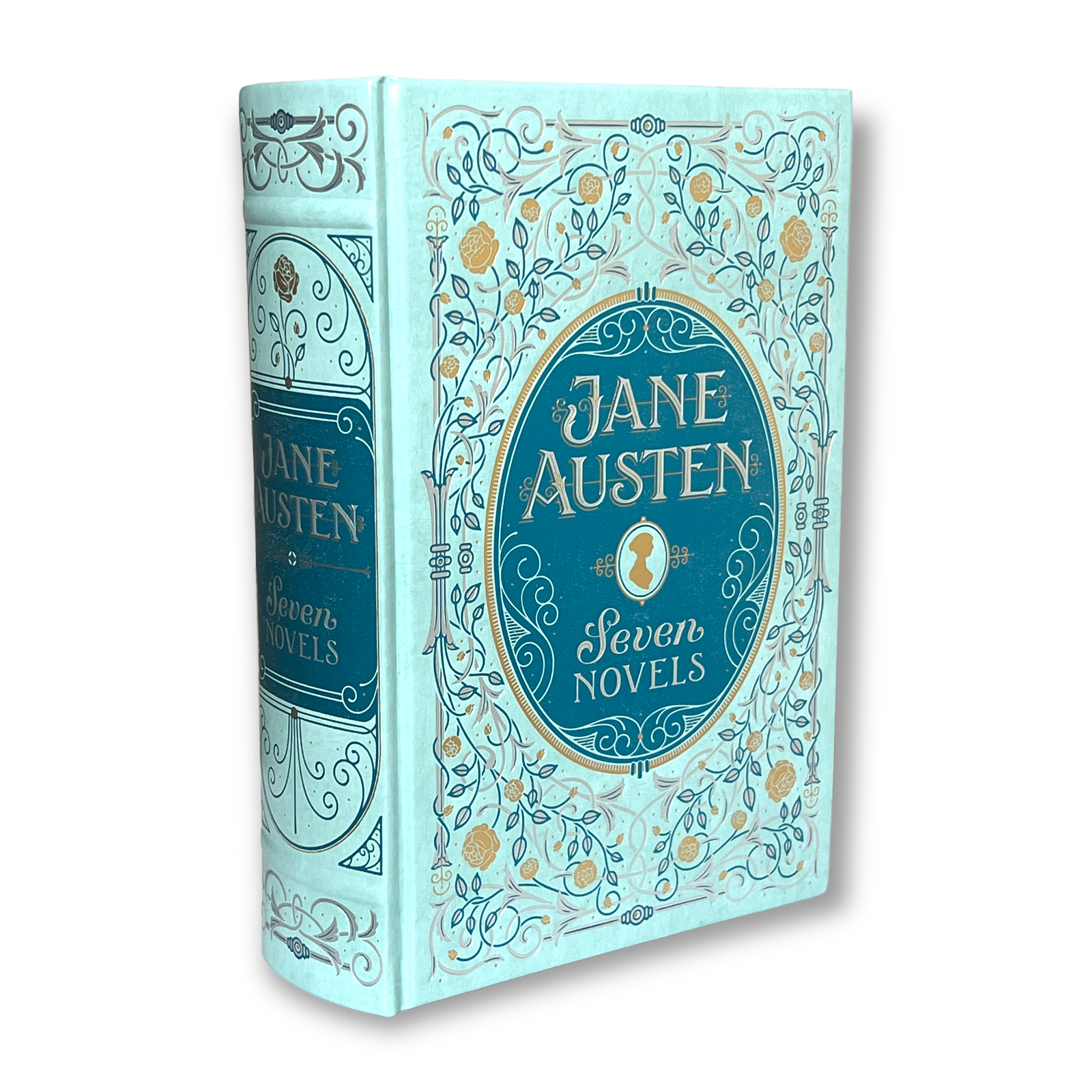 Jane Austen 7 Novels: Pride & Prejudice, Persuasion, Emma +4 more - Collectible Leather Bound Hardcover