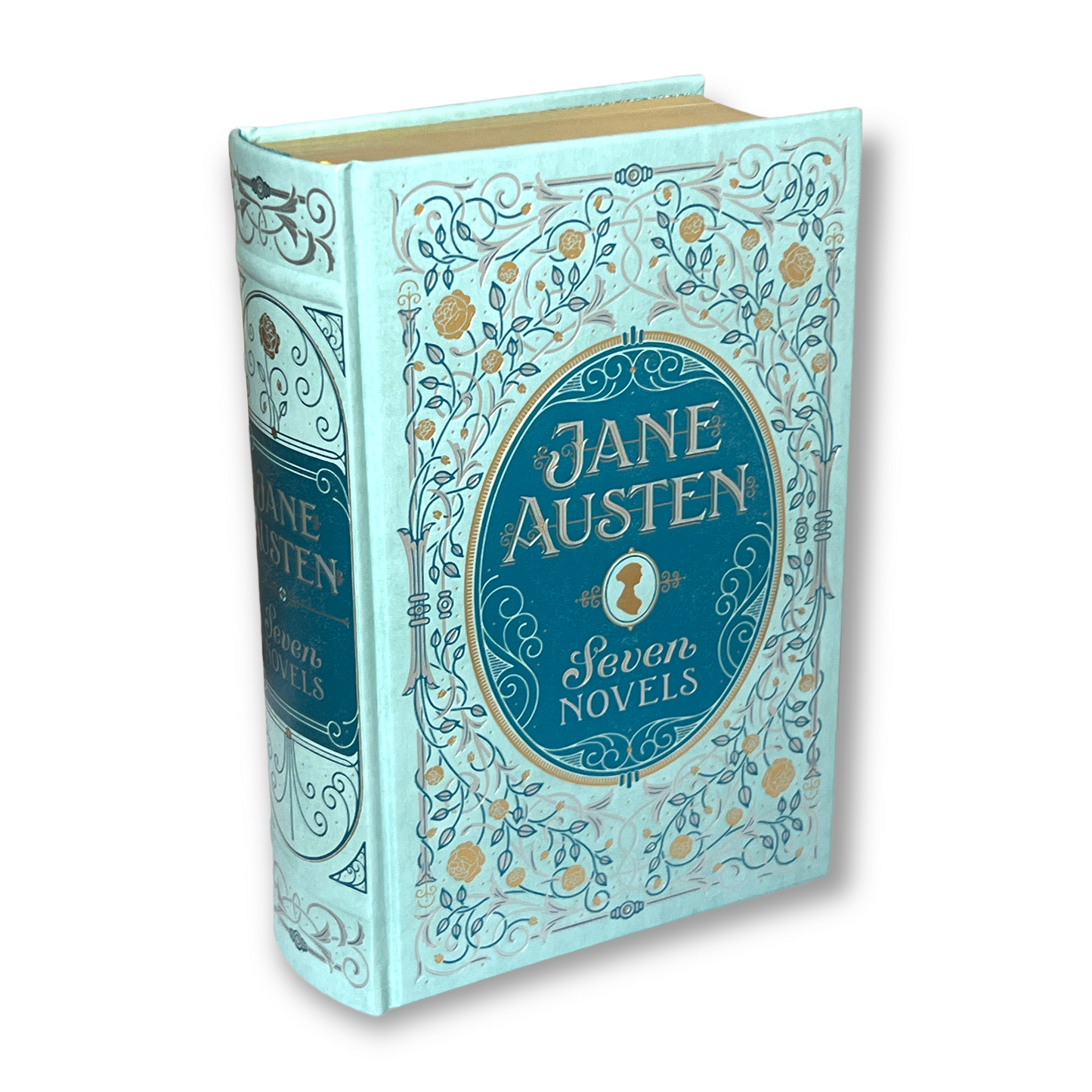 Jane Austen 7 Novels: Pride & Prejudice, Persuasion, Emma +4 more - Collectible Deluxe Leather Bound Hardcover Edition