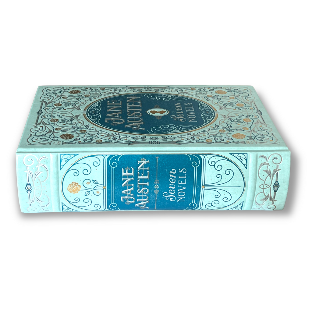 Jane Austen 7 Novels: Pride & Prejudice, Persuasion, Emma +4 more - Collectible Leather Bound Hardcover