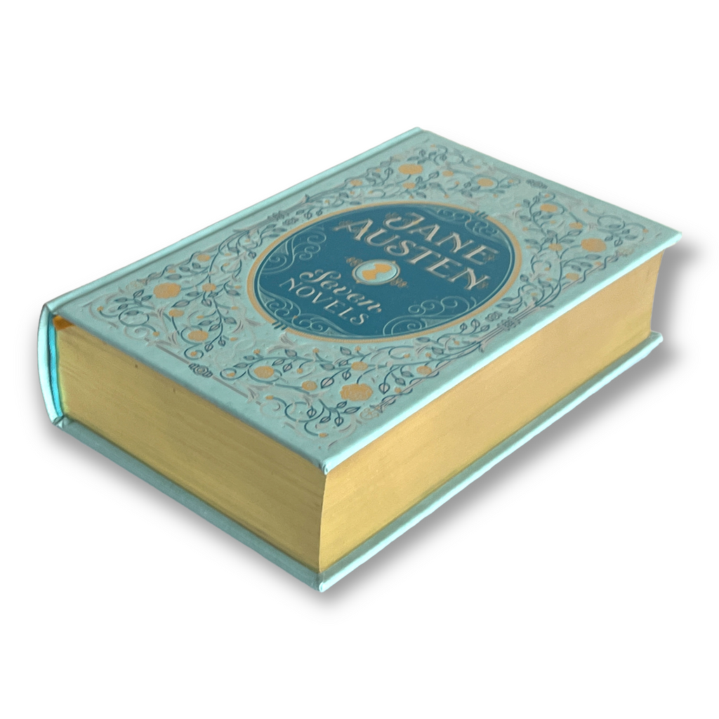 Jane Austen 7 Novels: Pride & Prejudice, Persuasion, Emma +4 more - Collectible Leather Bound Hardcover