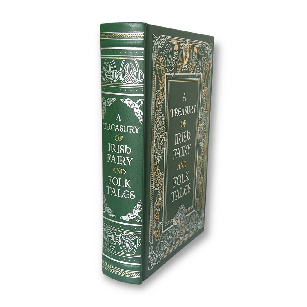 A Treasury of Irish Fairy and Folk Tales - Collectible Leather Bound Hardcover