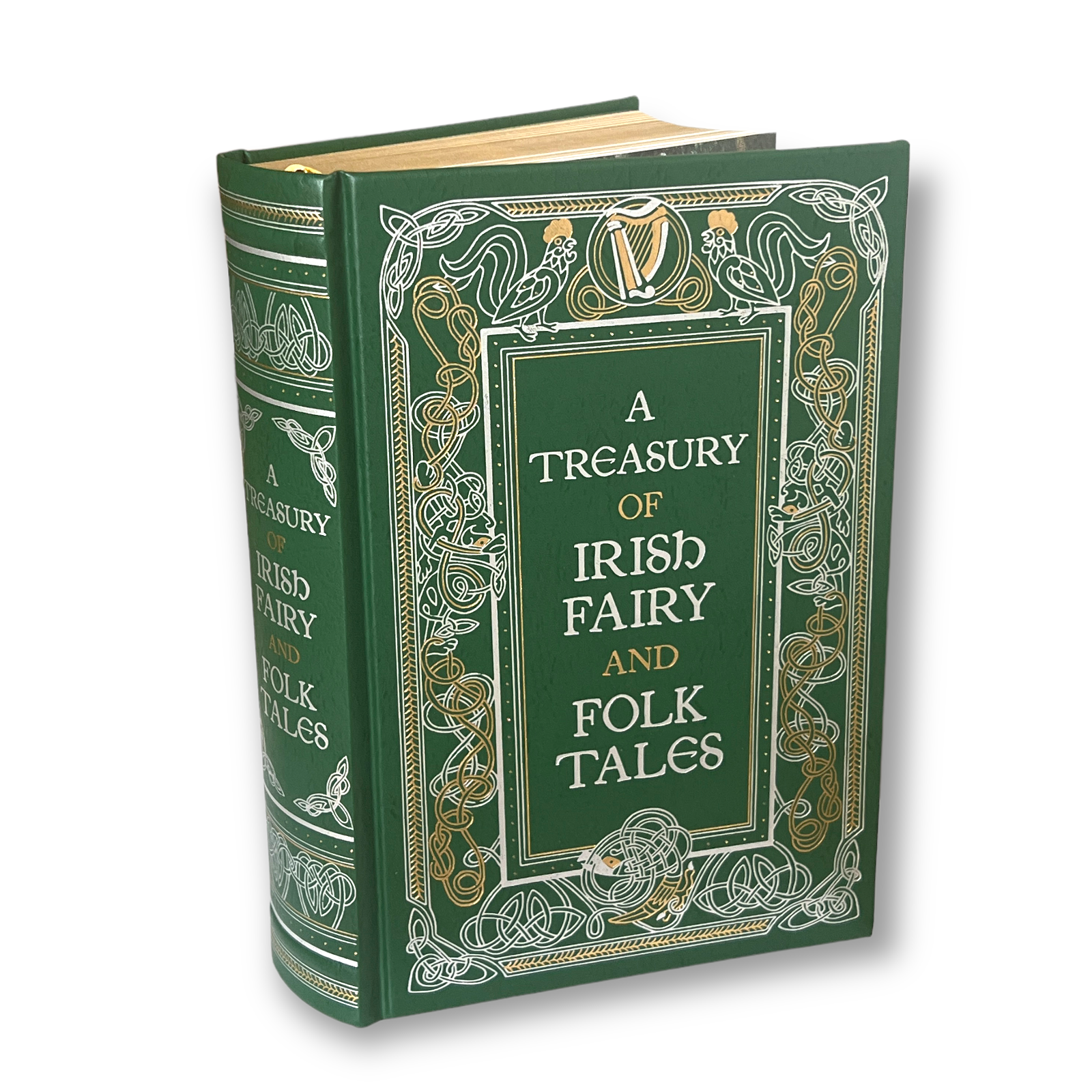 A Treasury of Irish Fairy and Folk Tales - Collectible Leather Bound Hardcover