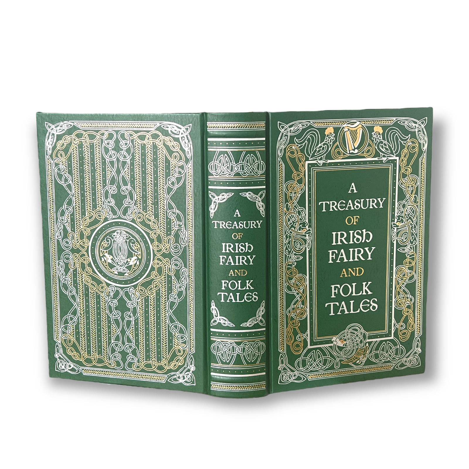 A Treasury of Irish Fairy and Folk Tales - Collectible Leather Bound Hardcover