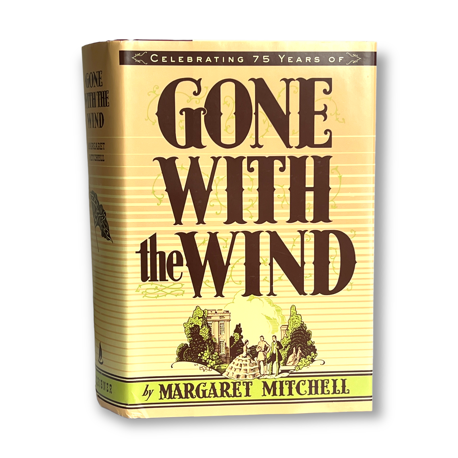 GONE WITH The WIND Margaret Mitchell - 75 Years Anniversary - Collectible Deluxe Special Gift Edition - Hardcover - Best Seller Classic Book