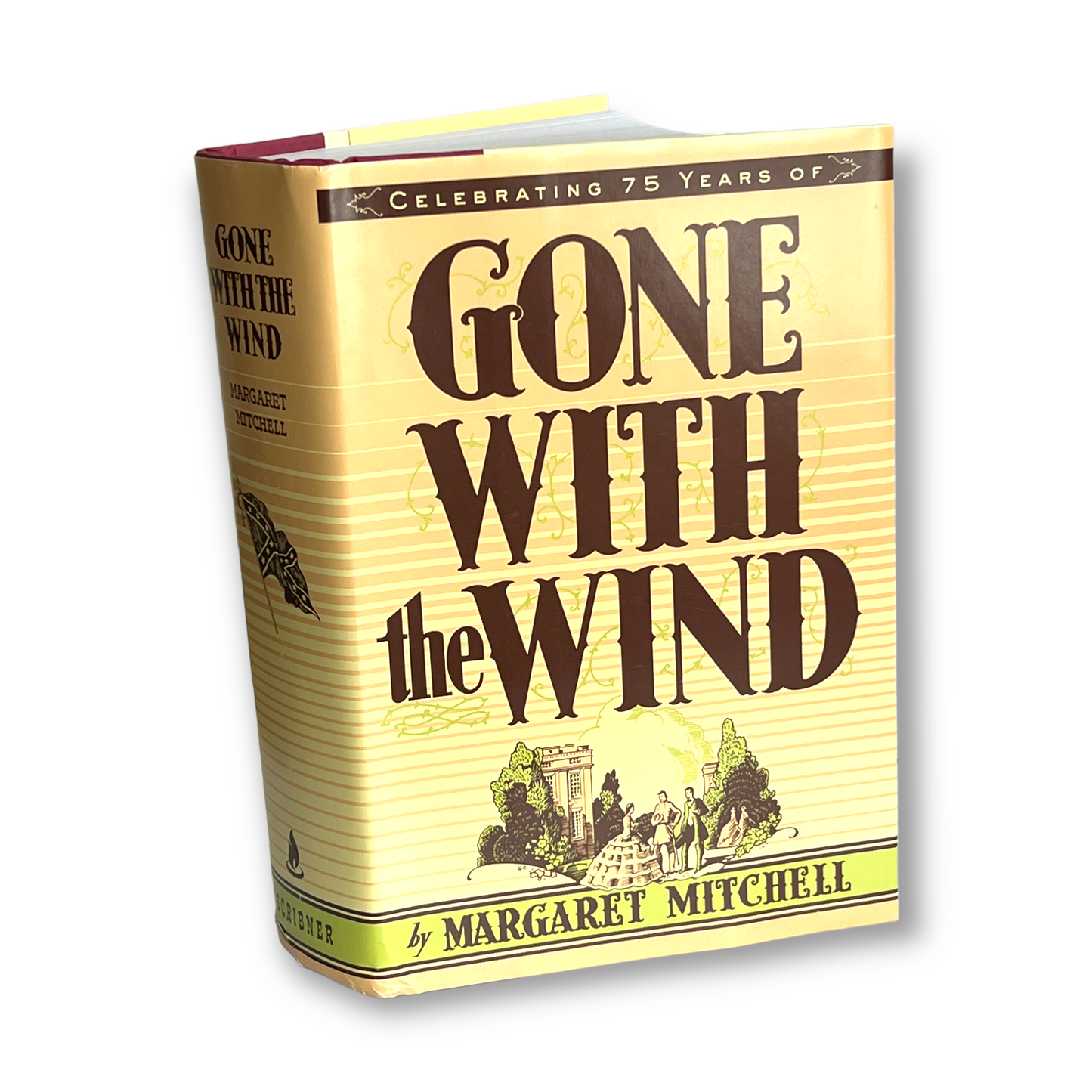 GONE WITH The WIND Margaret Mitchell - 75 Years Anniversary - Collectible Deluxe Special Gift Edition - Hardcover - Best Seller Classic Book