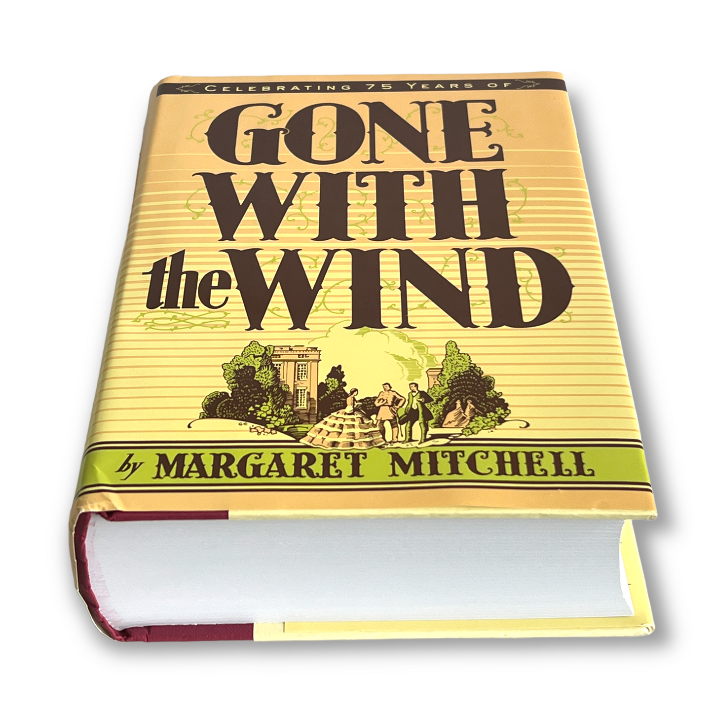 GONE WITH The WIND Margaret Mitchell - 75 Years Anniversary - Collectible Deluxe Special Gift Edition - Hardcover - Best Seller Classic Book