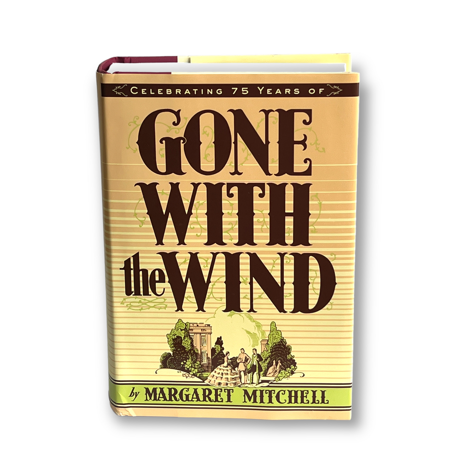 GONE WITH The WIND Margaret Mitchell - 75 Years Anniversary - Collectible Deluxe Special Gift Edition - Hardcover - Best Seller Classic Book