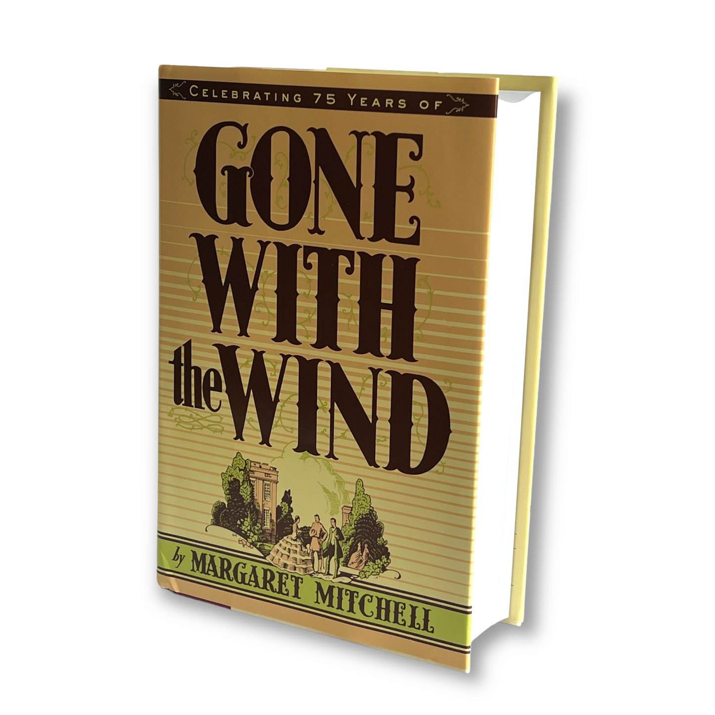 GONE WITH The WIND Margaret Mitchell - 75 Years Anniversary - Collectible Deluxe Special Gift Edition - Hardcover - Best Seller Classic Book