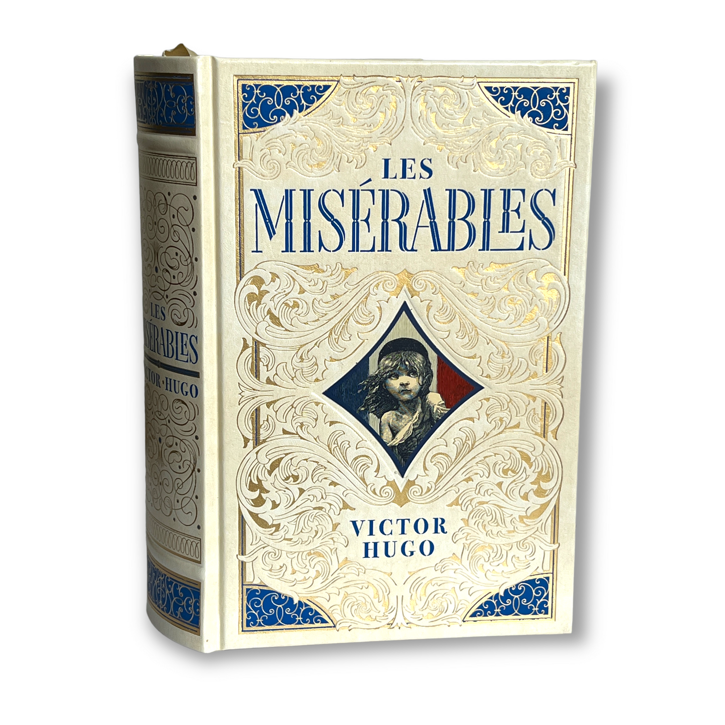 LES MISERABLES by Victor Hugo - Collectible Deluxe Edition - Leather Bound Hardcover Classic Book