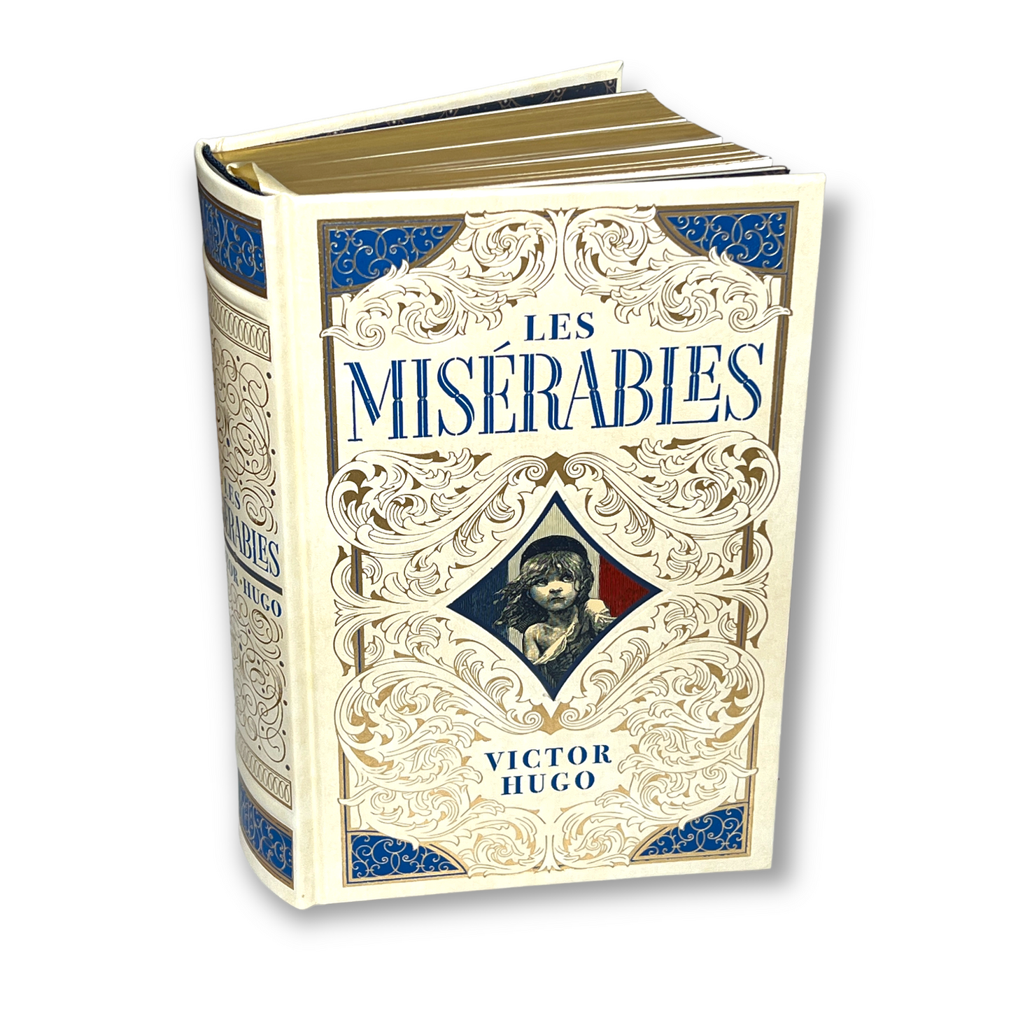 LES MISERABLES by Victor Hugo - Collectible Deluxe Edition - Leather Bound Hardcover Classic Book