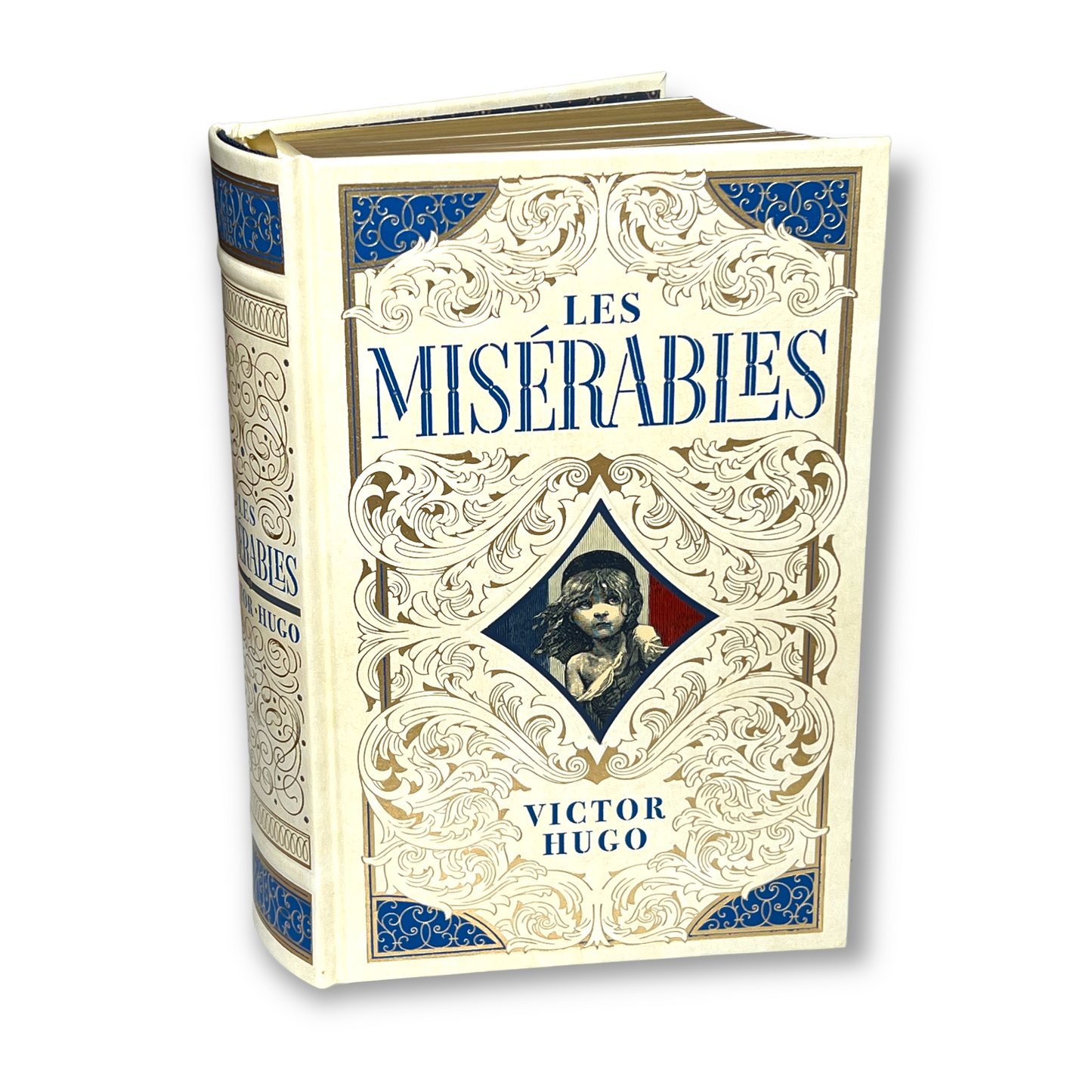 LES MISERABLES by Victor Hugo - Collectible Deluxe Edition - Leather Bound Hardcover Classic Book