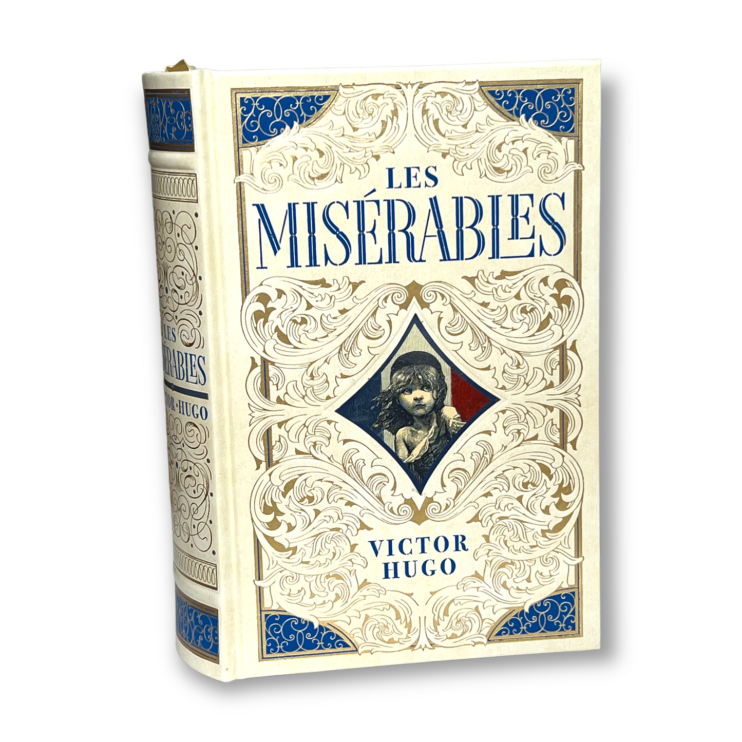 LES MISERABLES by Victor Hugo - Collectible Deluxe Edition - Leather Bound Hardcover Classic Book