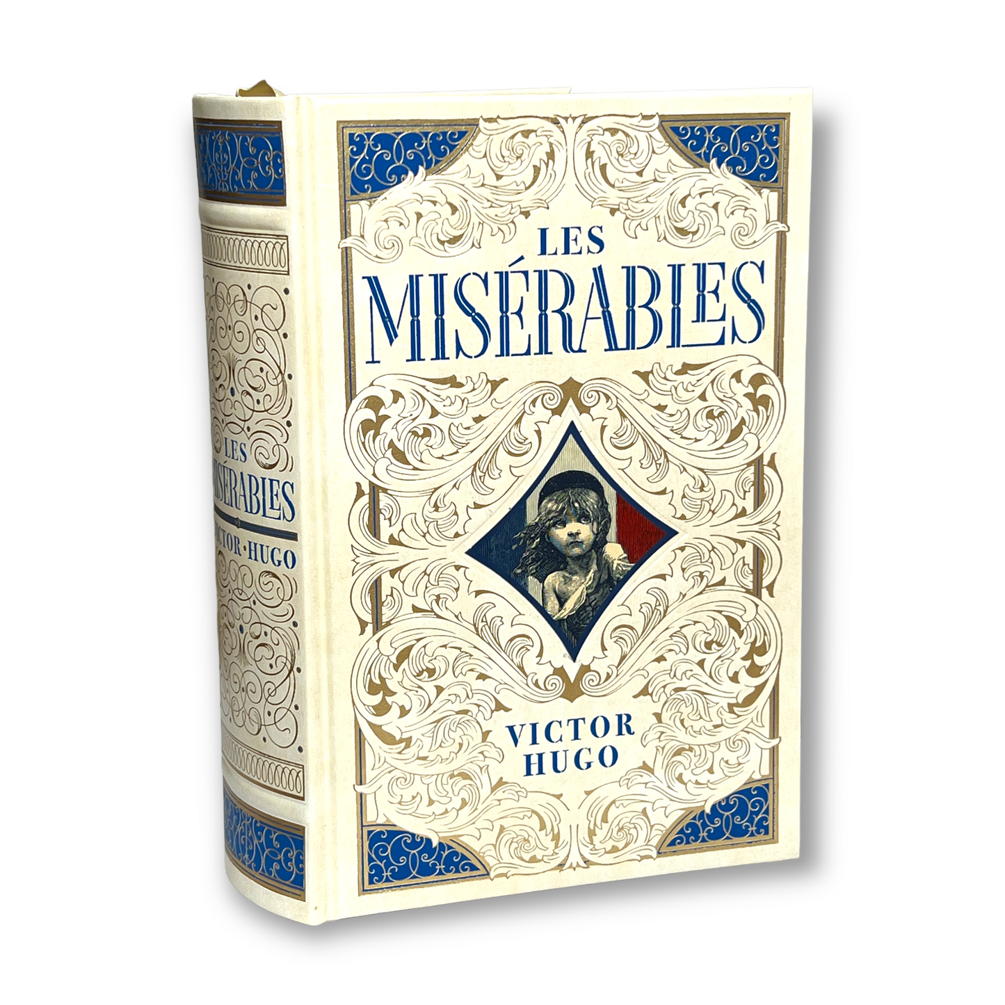 LES MISERABLES by Victor Hugo - Collectible Deluxe Edition - Leather Bound Hardcover Classic Book