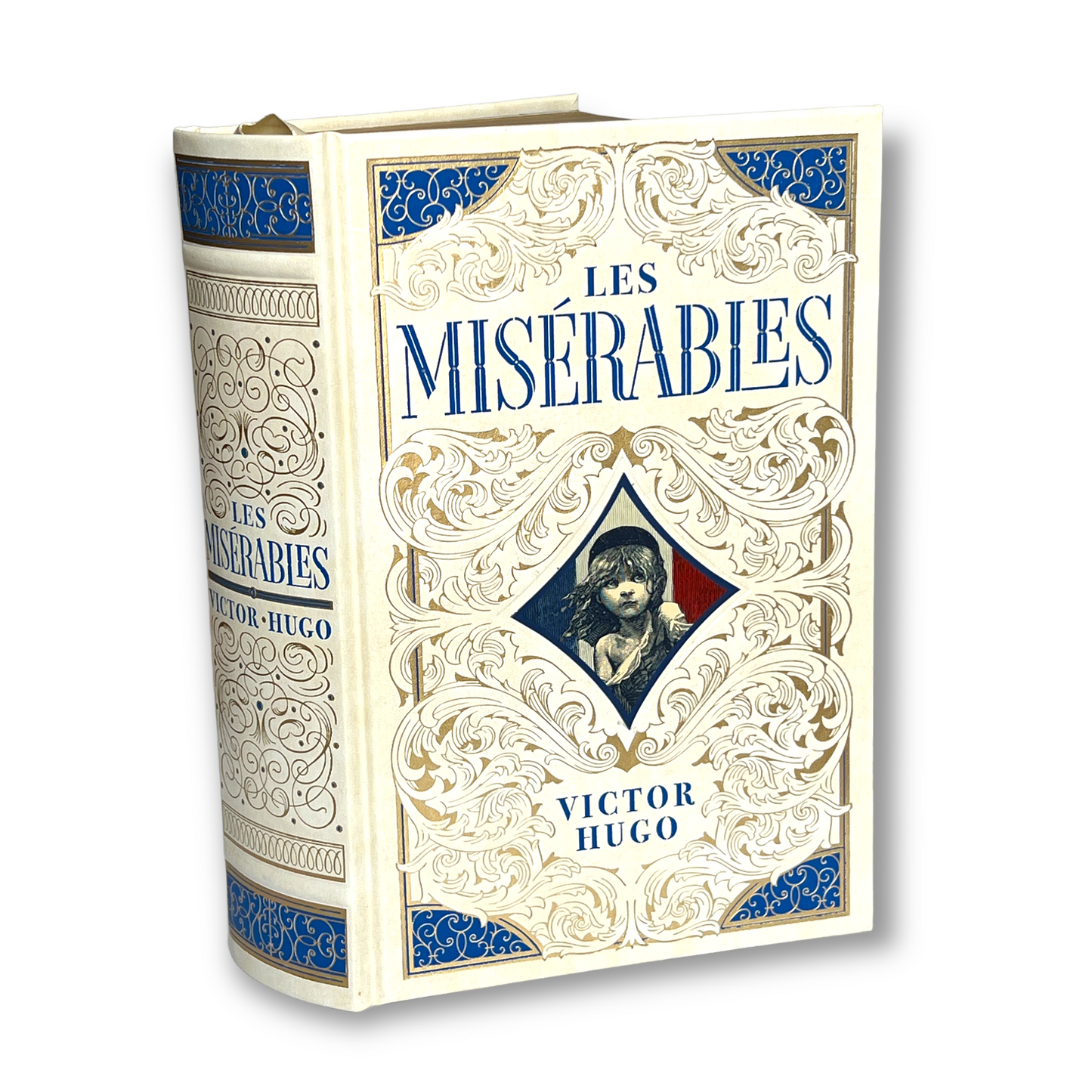 LES MISERABLES by Victor Hugo - Collectible Deluxe Edition - Leather Bound Hardcover Classic Book