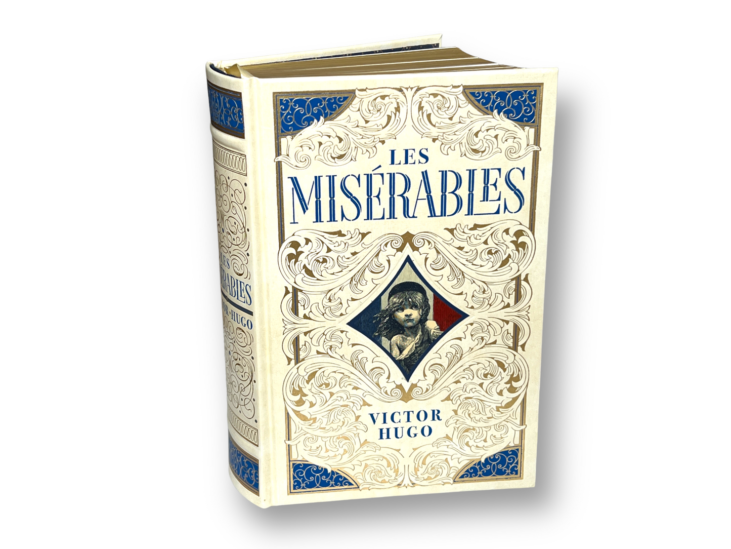 LES MISERABLES by Victor Hugo - Collectible Deluxe Edition - Leather Bound Hardcover Classic Book