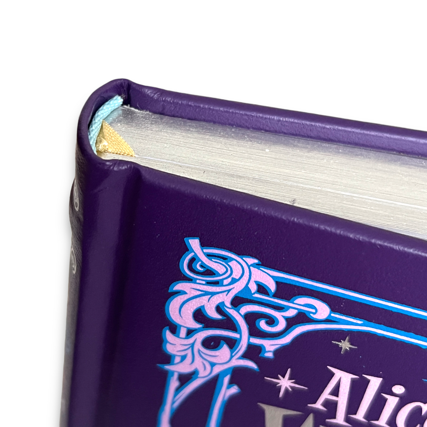 ALICE'S Adventures & Thought The LOOKING-GLASS - Collectible Deluxe Special illustrated Gift Edition - Leather Bound Hardcover Classic Book