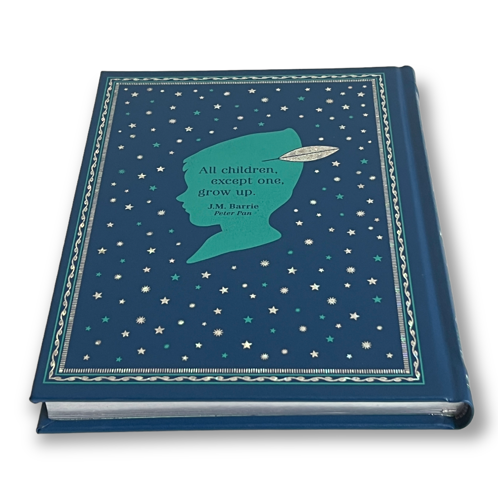 Peter Pan by J. M. Barrie - Collectible Illustrated Leather Bound Hardcover