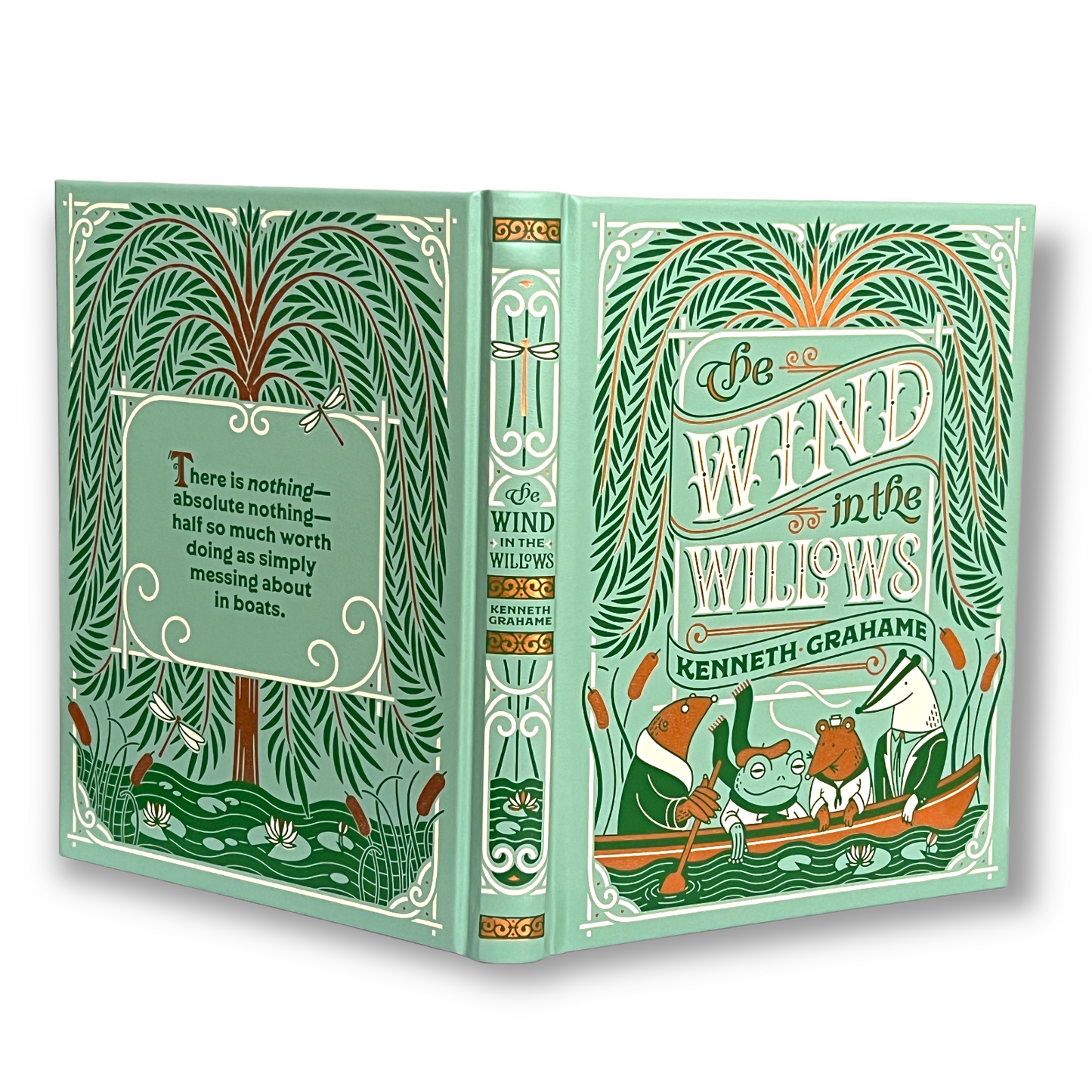 The WIND IN The WILLOWS by Kenneth Grahame - Collectible Deluxe Special Illustrated Gift Edition - Leather Bound Hardcover  Classic Book