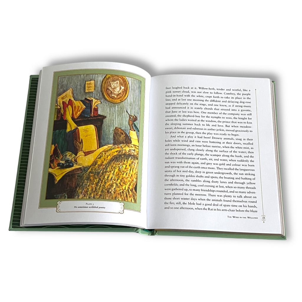The Wind in the Willows by Kenneth Grahame - Collectible Leather Bound Hardcover