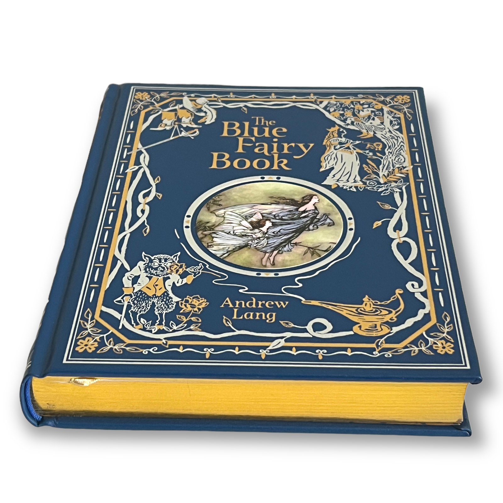 The Blue Fairy Book by Andrew Lang - Collectible Illustrated Leather Bound Hardcover