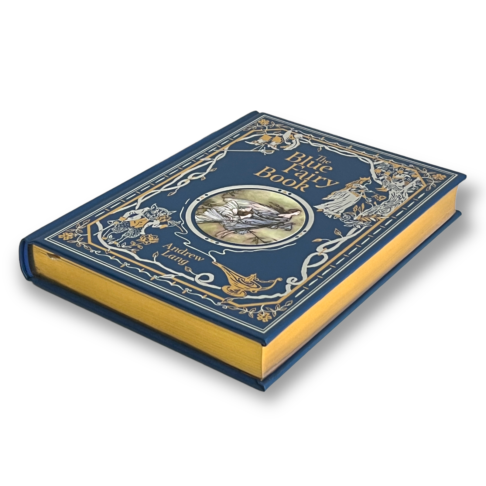 The Blue Fairy Book by Andrew Lang - Collectible Illustrated Leather Bound Hardcover
