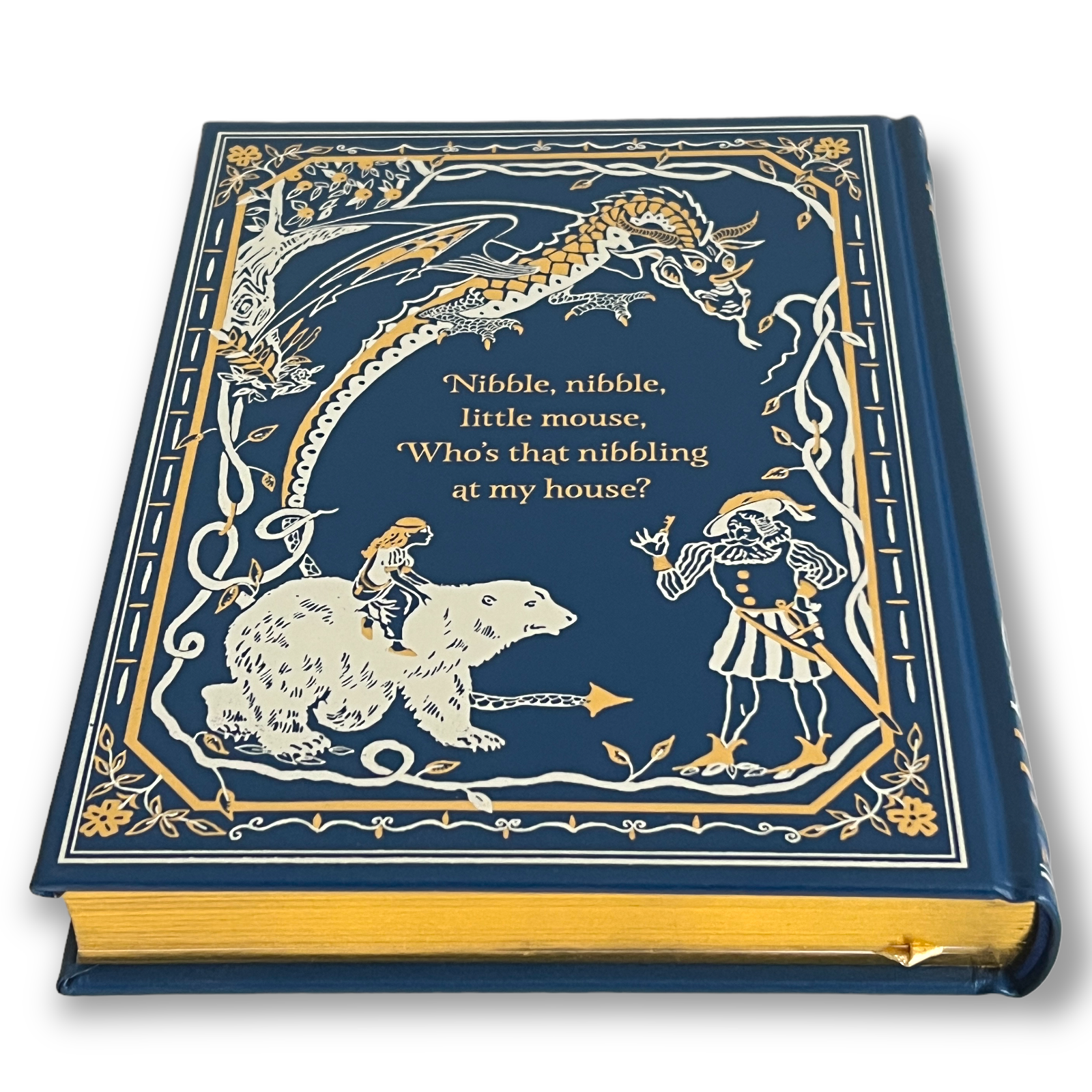 The Blue Fairy Book by Andrew Lang - Collectible Illustrated Leather Bound Hardcover