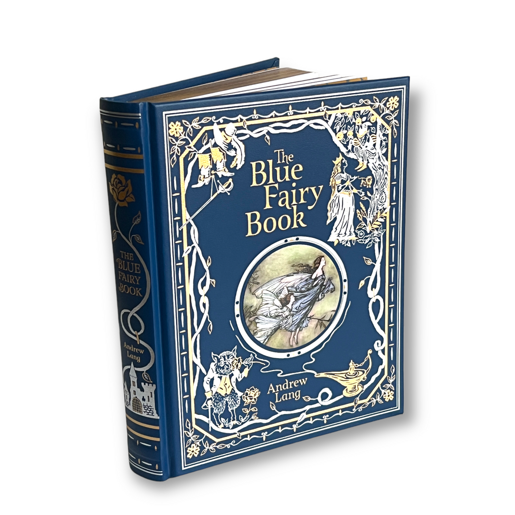 The Blue Fairy Book by Andrew Lang - Collectible Illustrated Leather Bound Hardcover