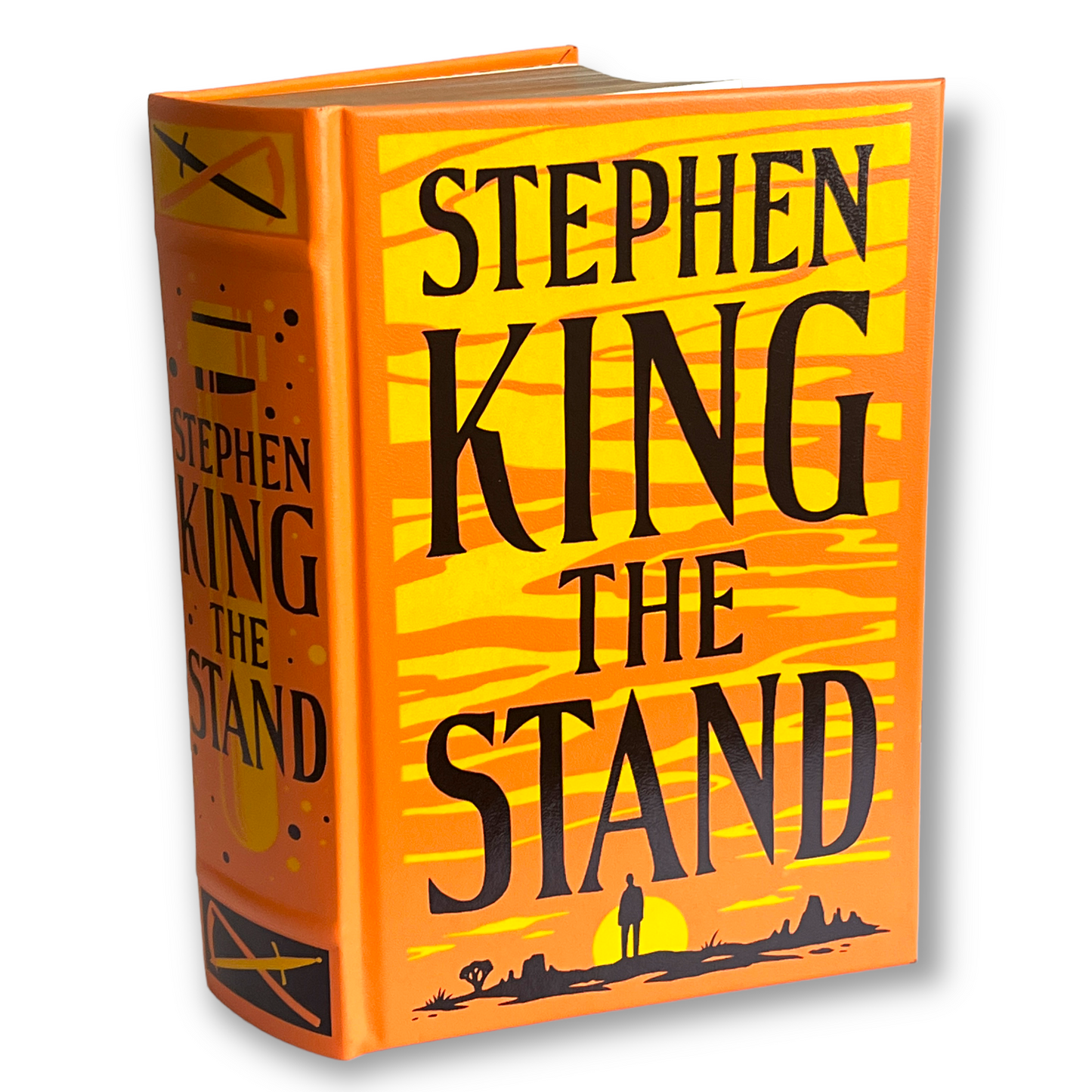 The STAND by STEPHEN KING (Complete Uncut) - Collectible Deluxe Edition - Leather Bound Hardcover - Best Seller - Classic Book