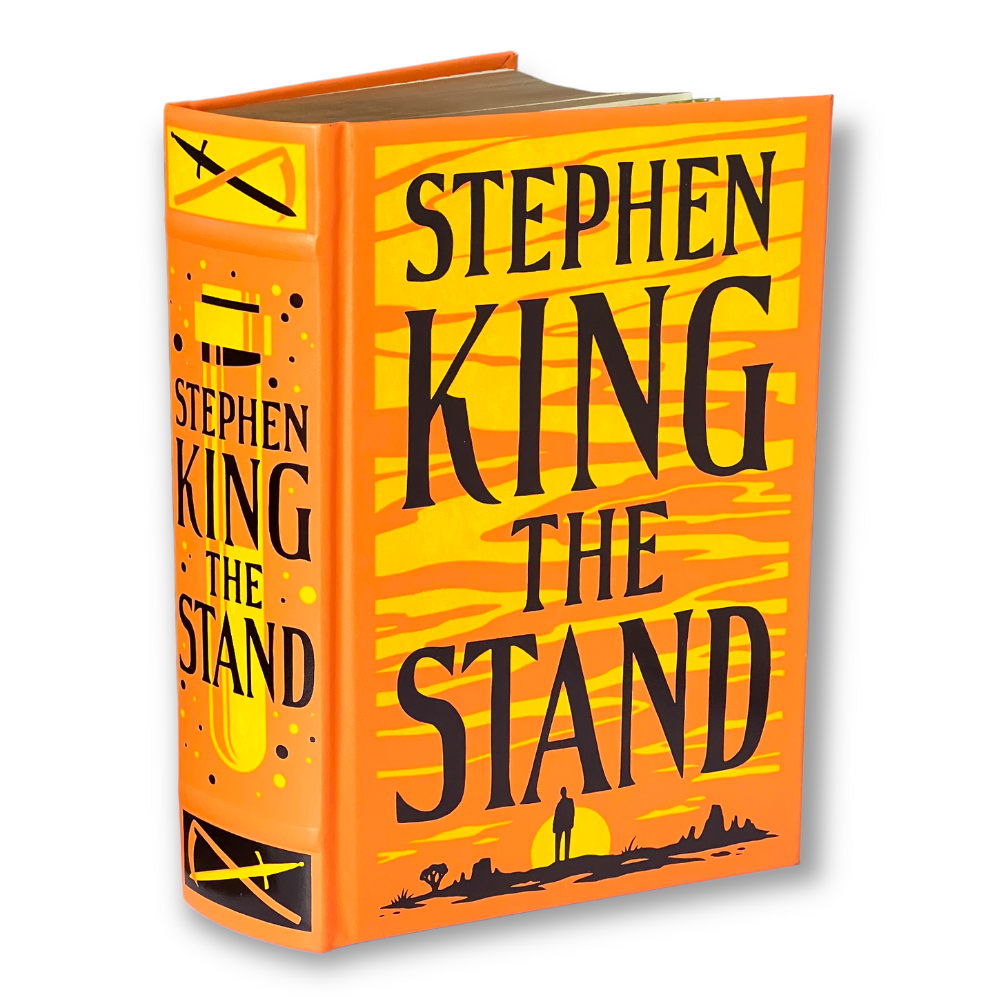 The STAND by STEPHEN KING (Complete Uncut) - Collectible Deluxe Edition - Leather Bound Hardcover - Best Seller - Classic Book