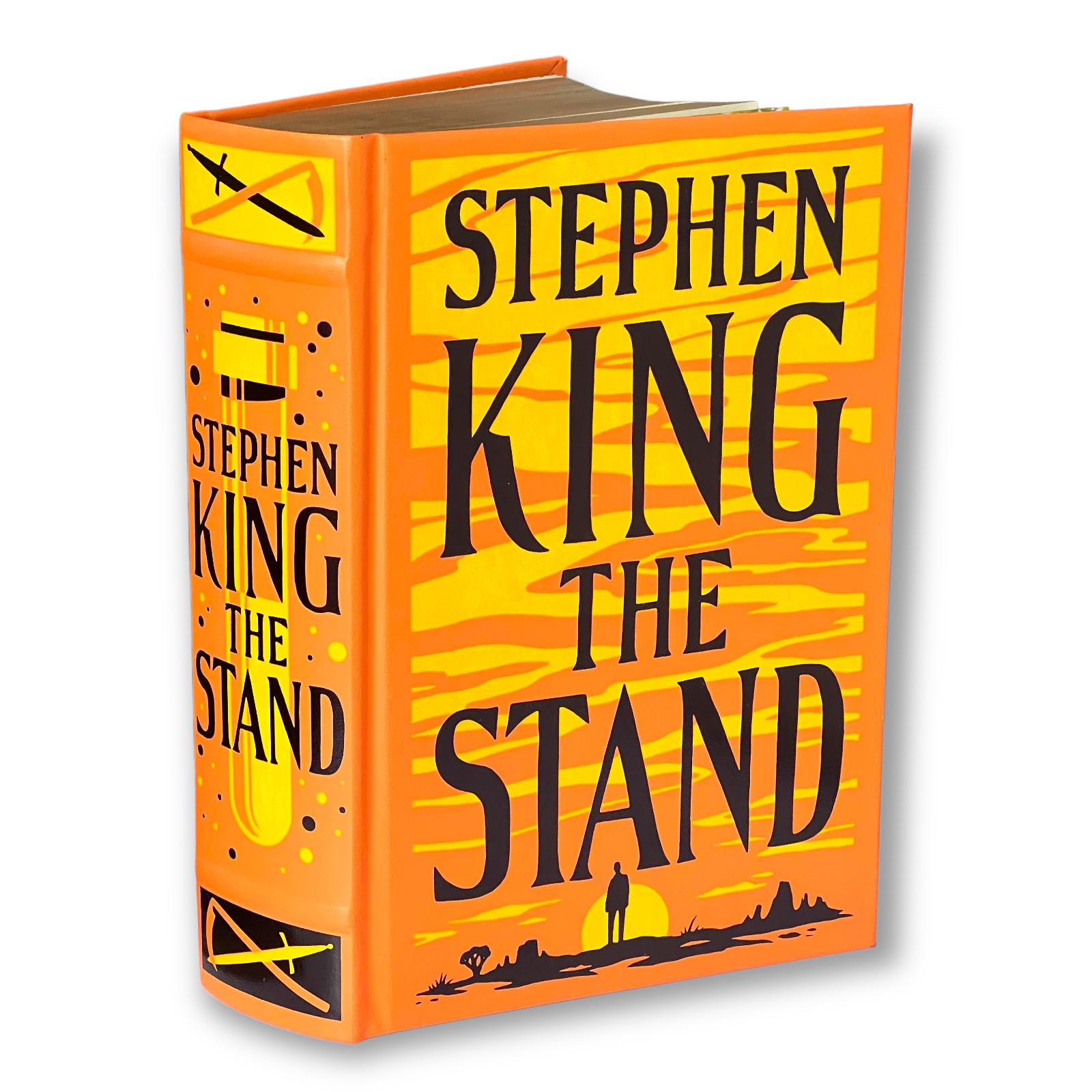 The STAND by STEPHEN KING (Complete Uncut) - Collectible Deluxe Edition - Leather Bound Hardcover - Best Seller - Classic Book