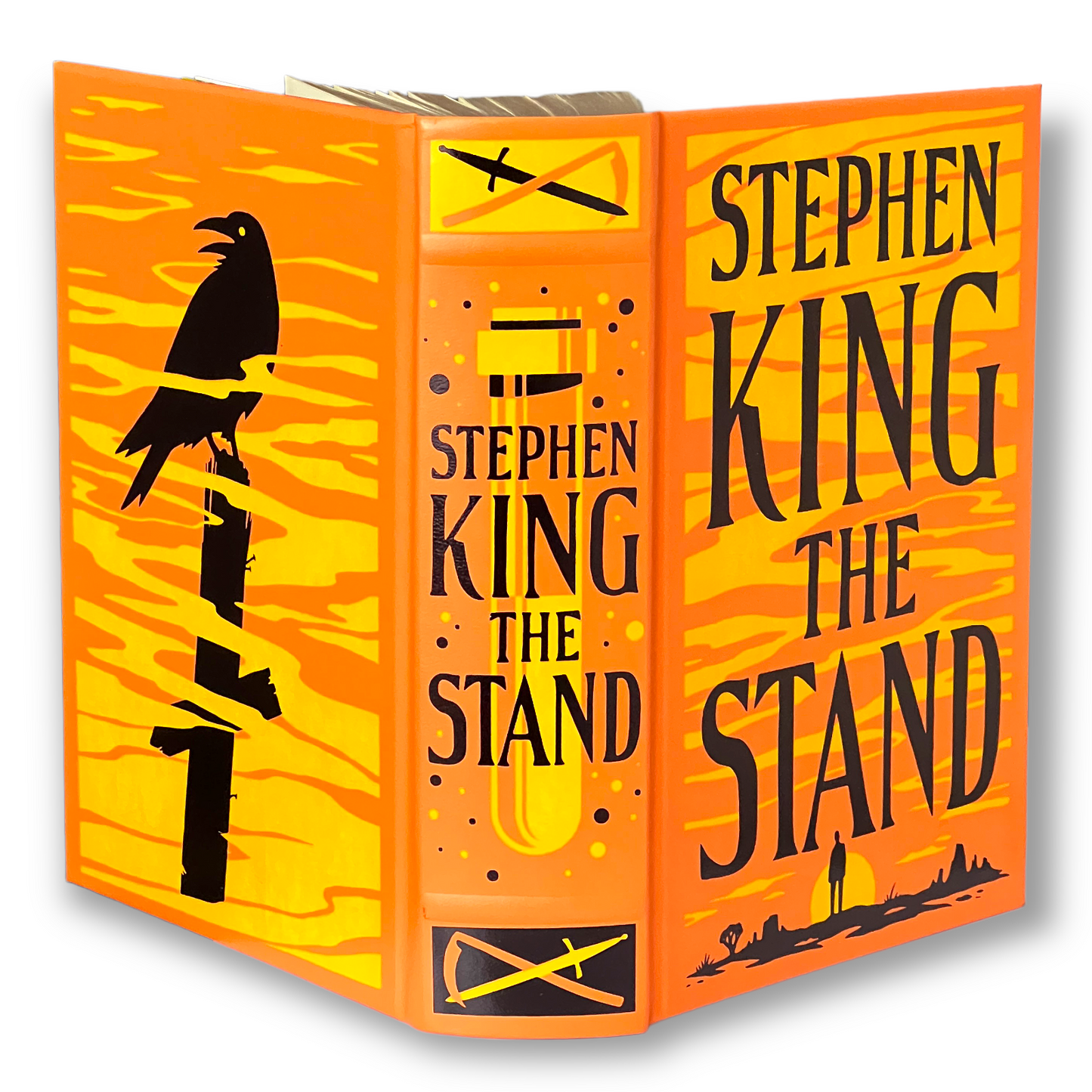 The STAND by STEPHEN KING (Complete Uncut) - Collectible Deluxe Edition - Leather Bound Hardcover - Best Seller - Classic Book