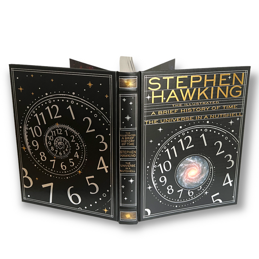 Illustrated HISTORY Of TIME / Universe in Nutshell S. HAWKING - Collectible Deluxe Special Gift Edition Hardcover Best Seller Classic Book