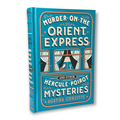 Murder On The Orient Express and Other Hercule Poirot Mysteries by Agatha Christie - Collectible Leather Bound Hardcover