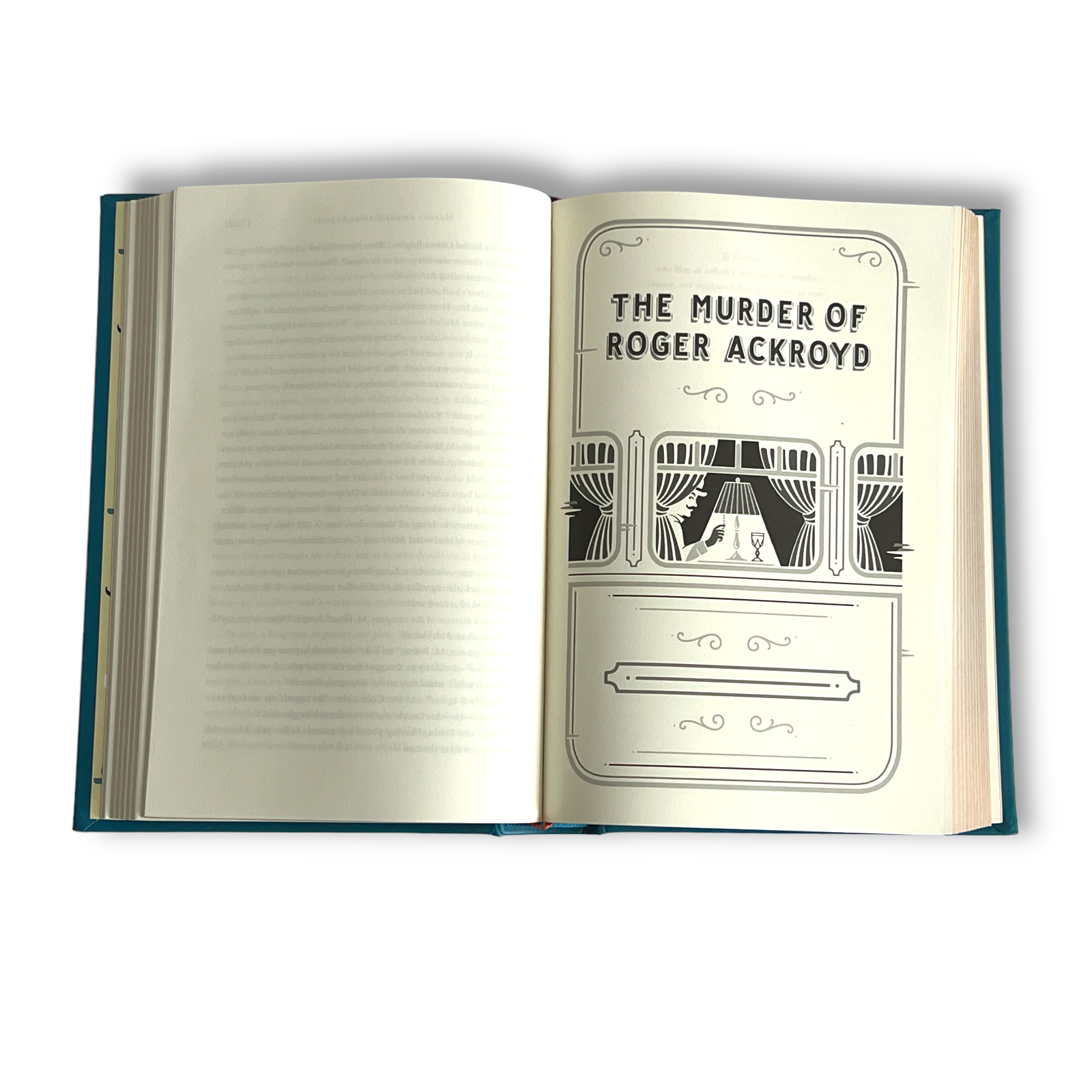 Murder On The Orient Express and Other Hercule Poirot Mysteries by Agatha Christie - Collectible Leather Bound Hardcover