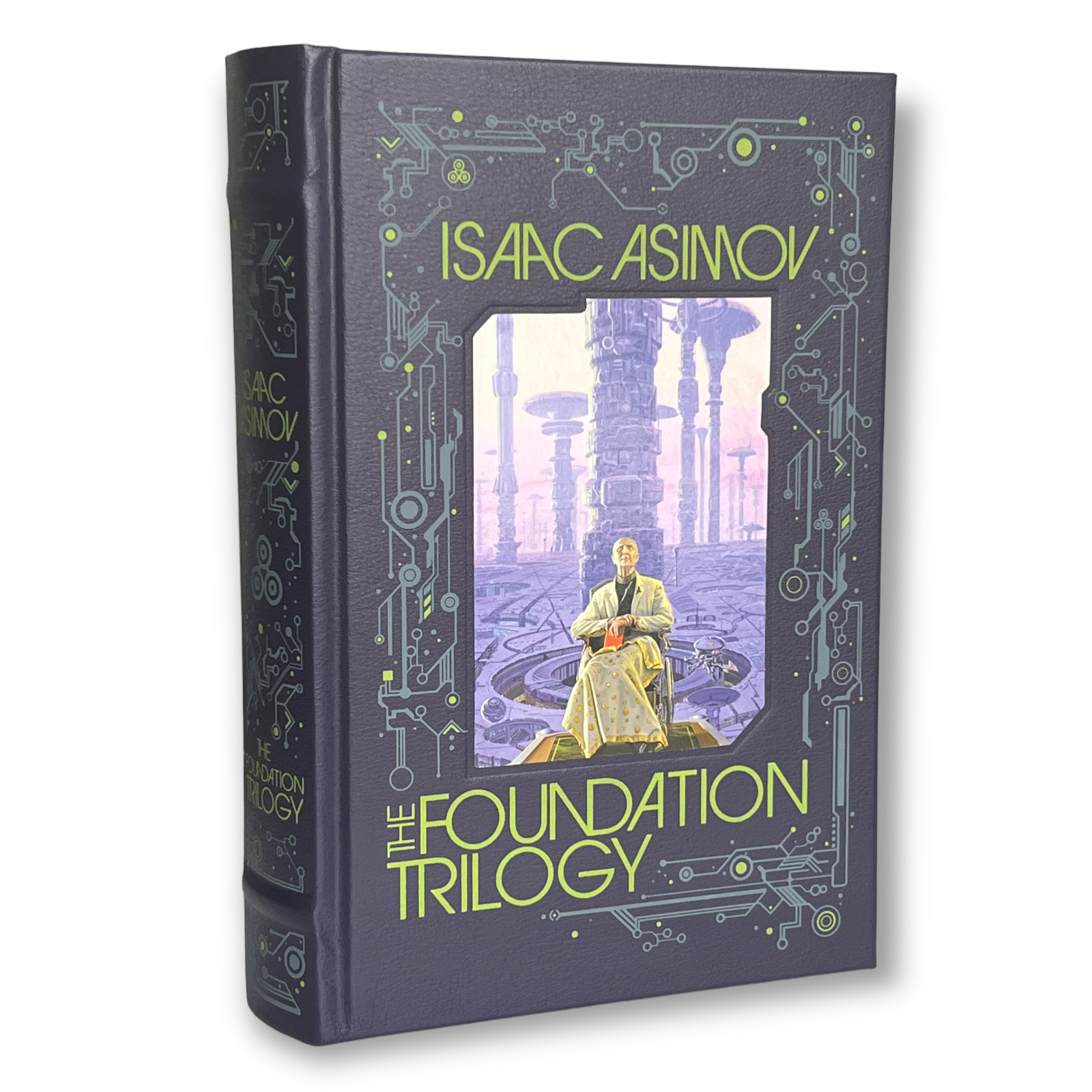 The Foundation Trilogy by Isaac Asimov - Collectible Leather Bound Hardcover
