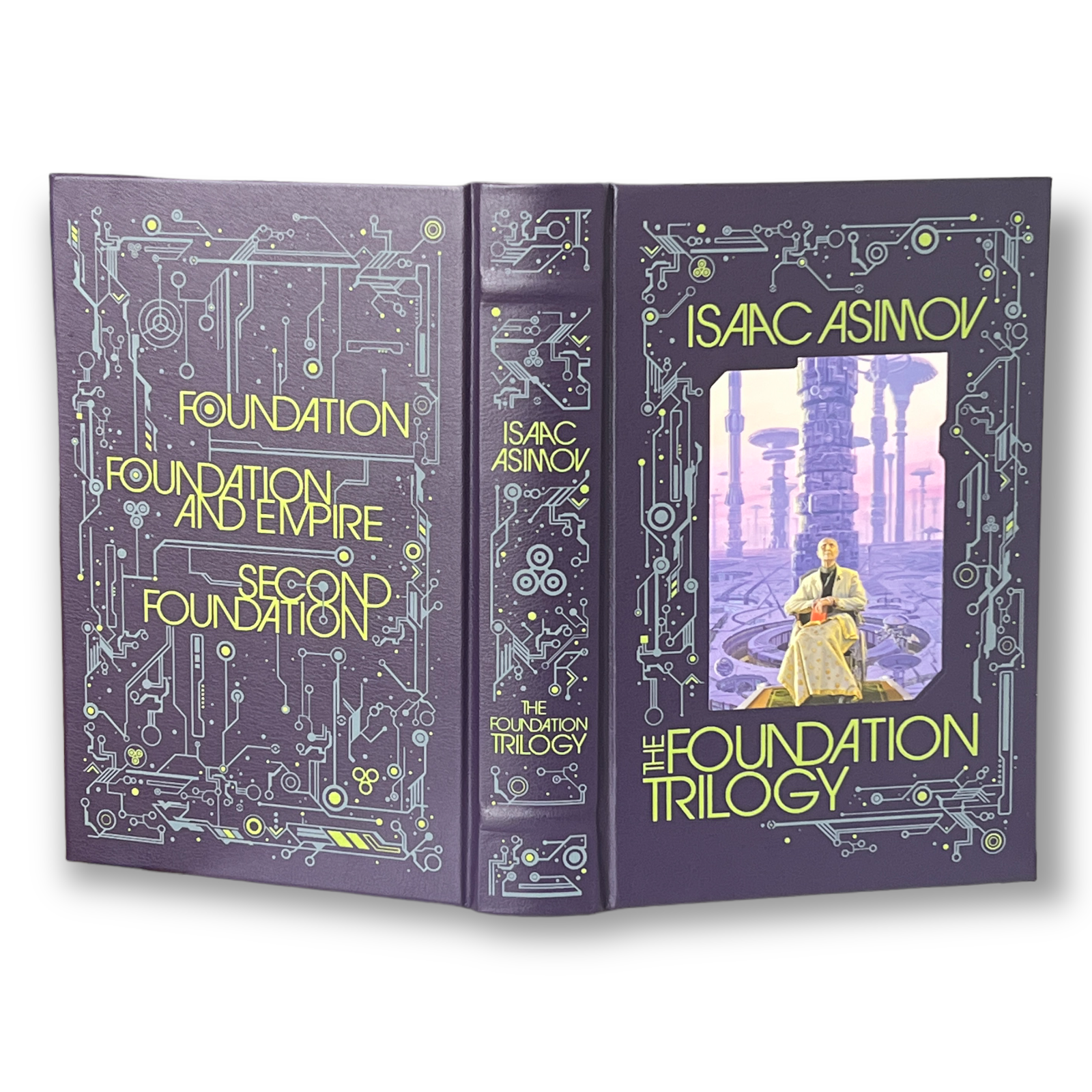 The Foundation Trilogy by Isaac Asimov - Collectible Leather Bound Hardcover