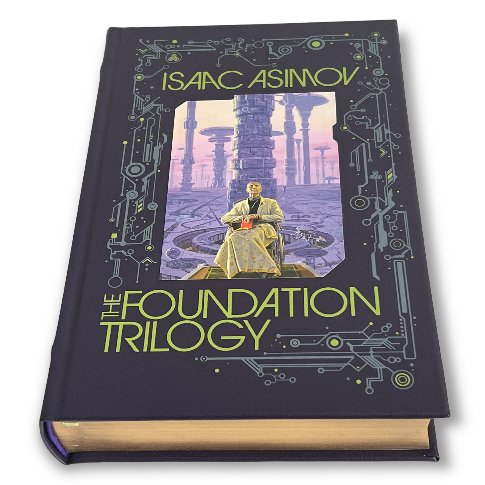 The Foundation Trilogy by Isaac Asimov - Collectible Leather Bound Hardcover