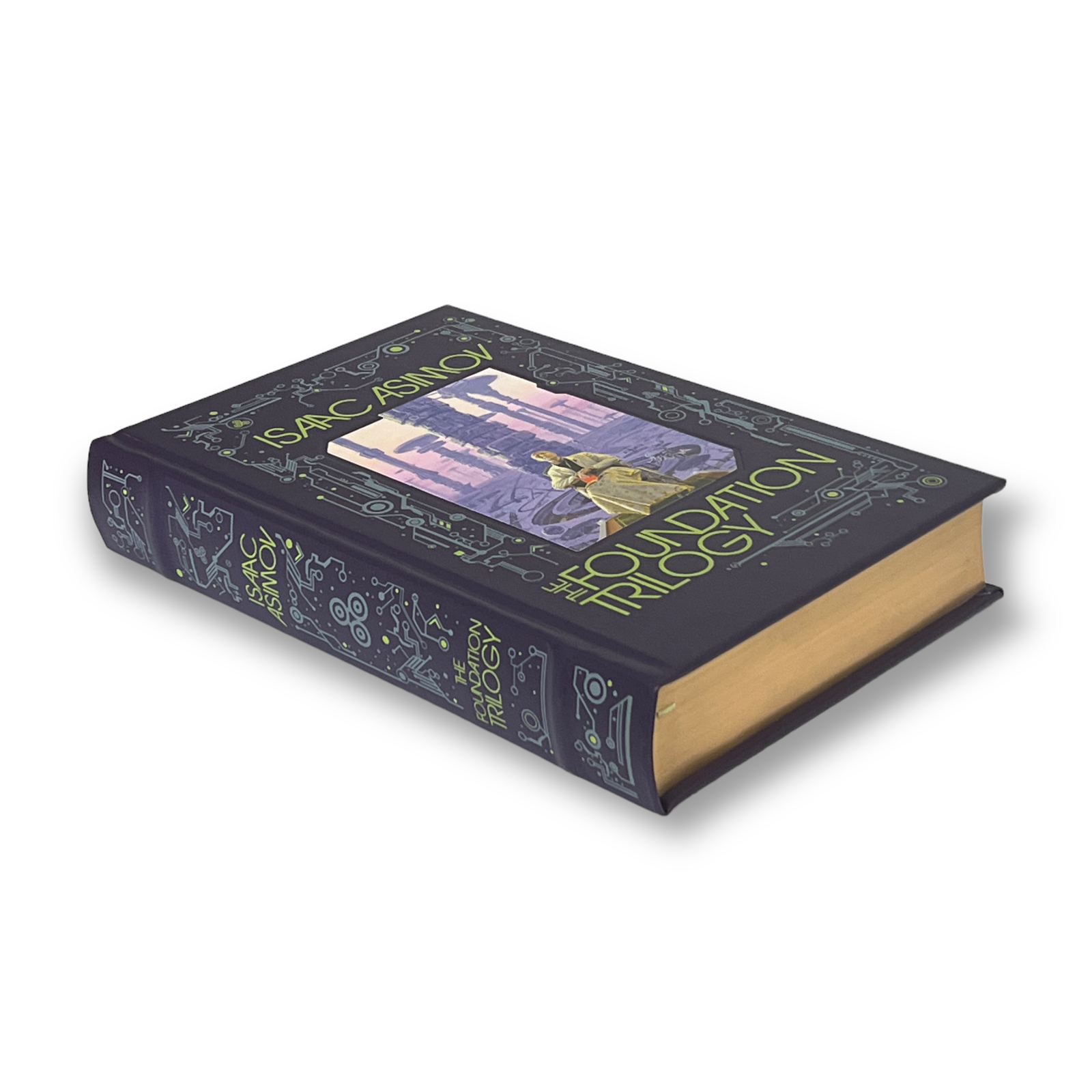 The Foundation Trilogy by Isaac Asimov - Collectible Leather Bound Hardcover