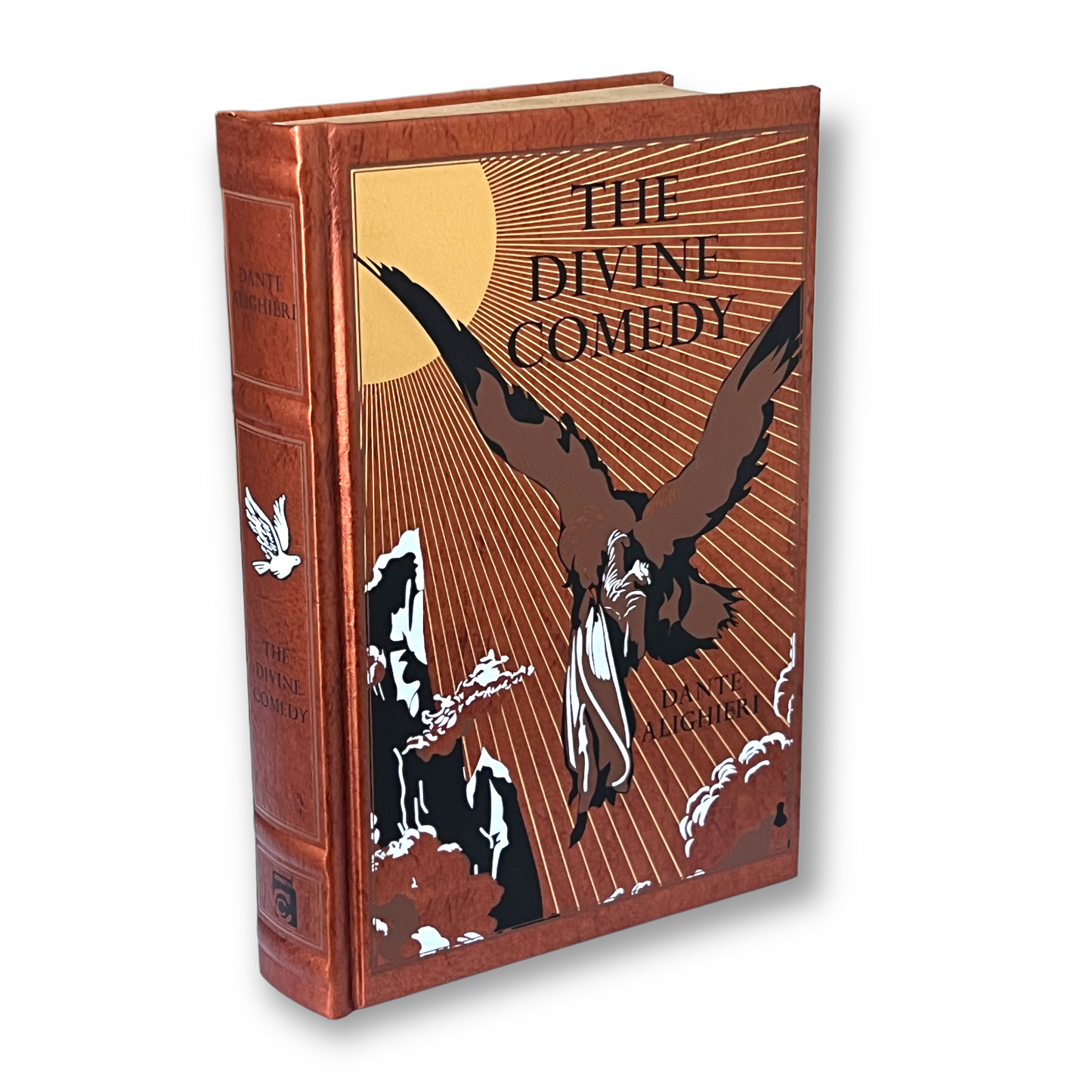 The DIVINE COMEDY Dante Alighieri ILLUSTRATED by Gustave Dore - Collectible Deluxe Special Edition - Leather Bound Hardcover - Classic Book