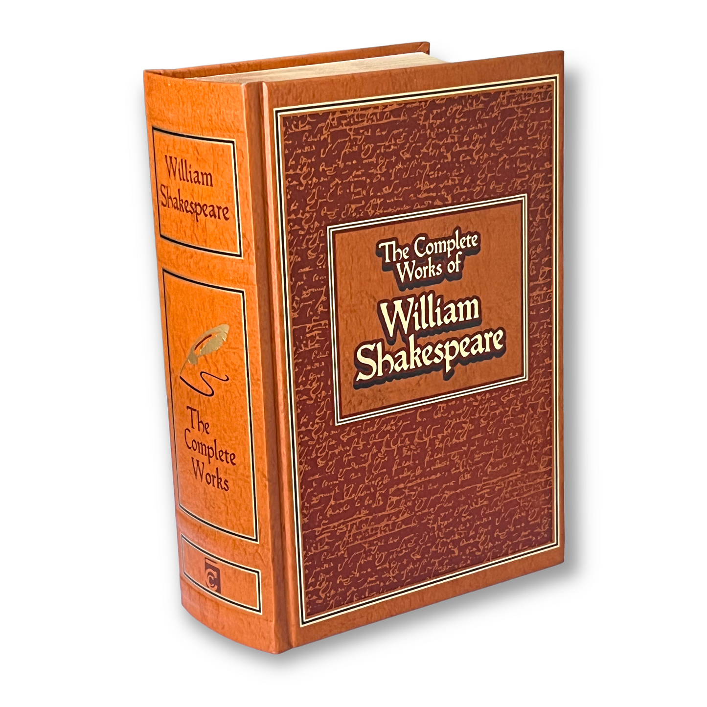 The Complete Works OF WILLIAM SHAKESPEARE: Romeo & Juliet, Hamlet - Collectible Deluxe Special Edition -Leather Bound Hardcover Classic Book