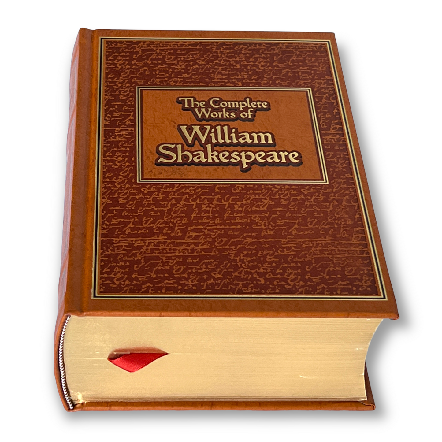 The Complete Works OF WILLIAM SHAKESPEARE: Romeo & Juliet, Hamlet - Collectible Deluxe Special Edition -Leather Bound Hardcover Classic Book